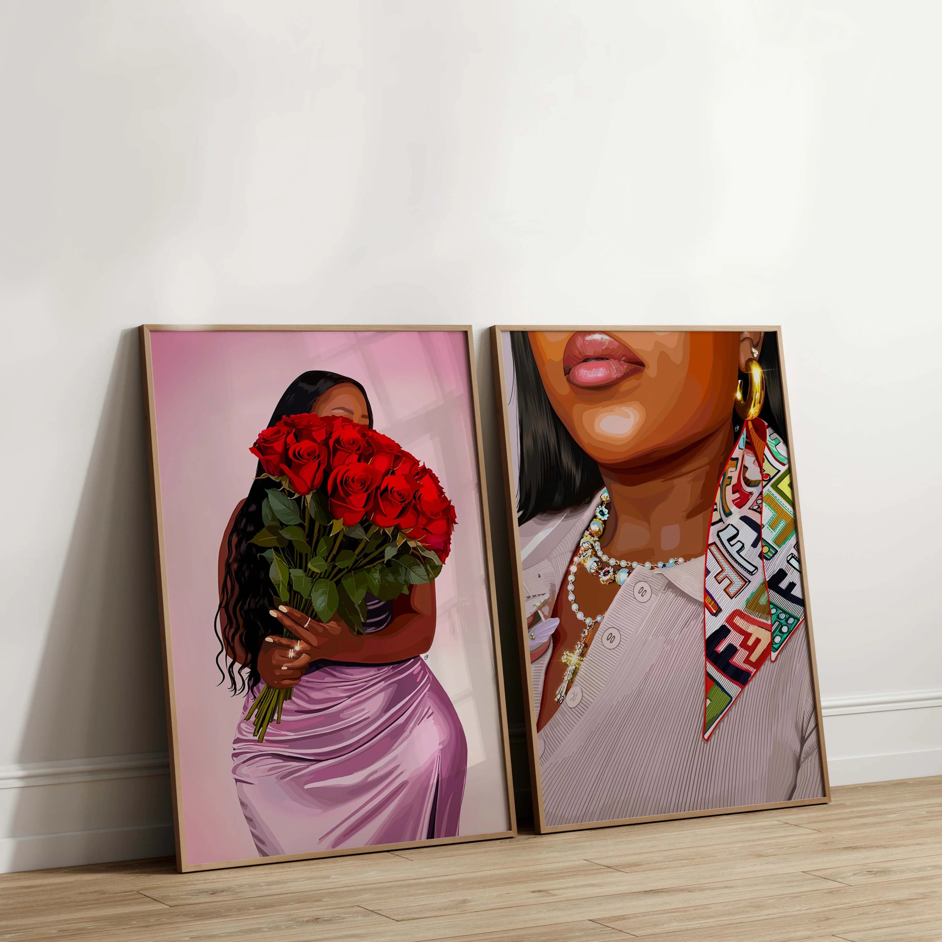 Art Print Bundle : Roses Like Her + Gloss Theory