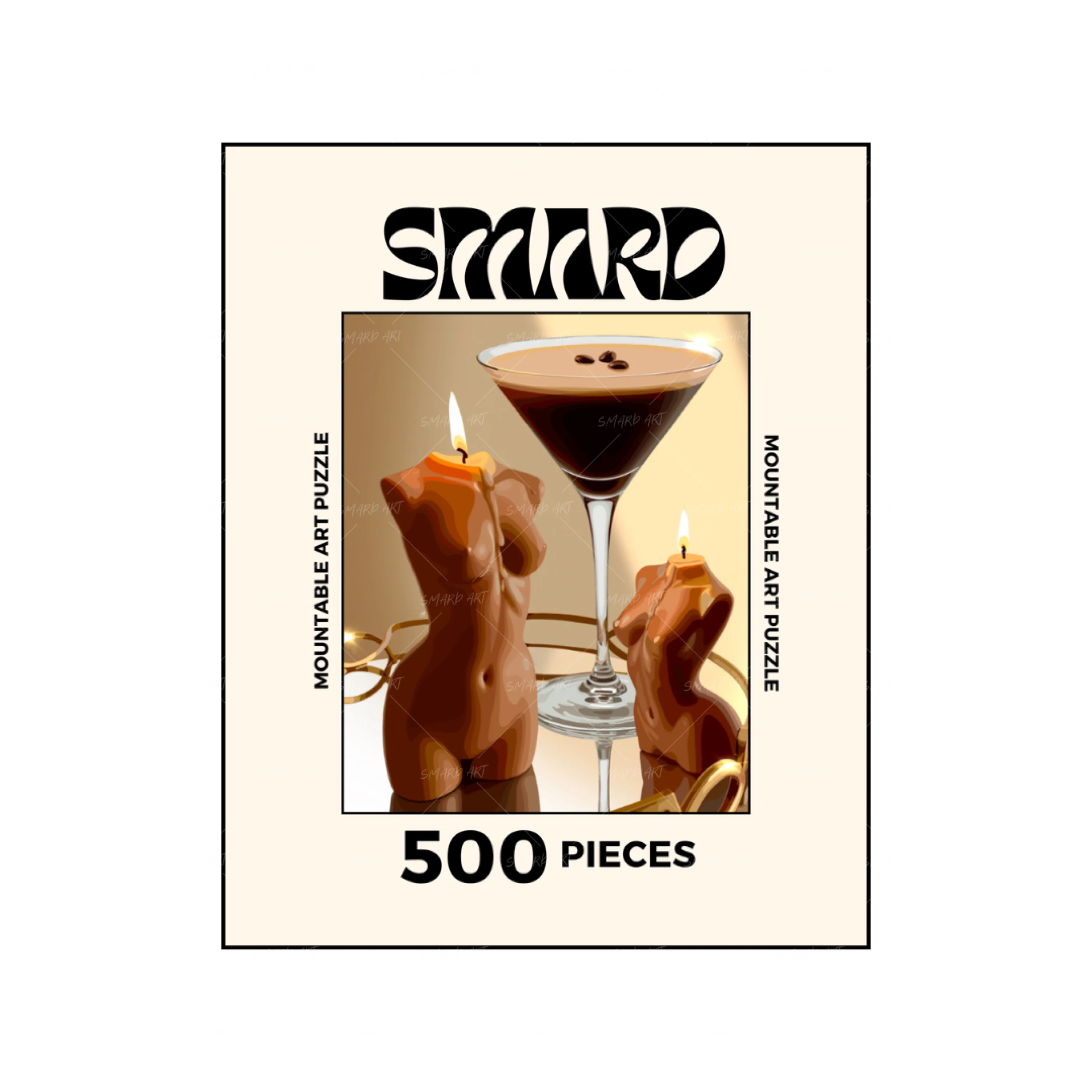 Dark Roast Soft Curve Puzzle