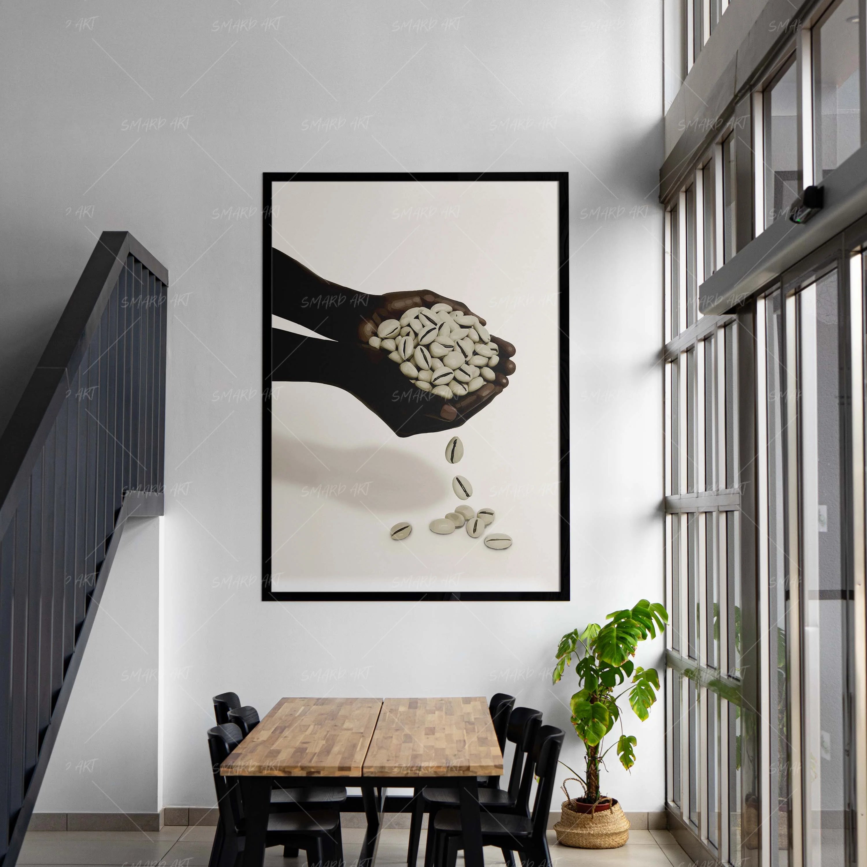Shell Currency-wall art print featuring decorative artistic design suitable for living rooms, offices, and schools by SmardArt. Elevate your space with Black wall art that speaks to culture, identity, and creativity. At Smard, we celebrate artistry made with melanin, bringing powerful and inspiring designs to life.