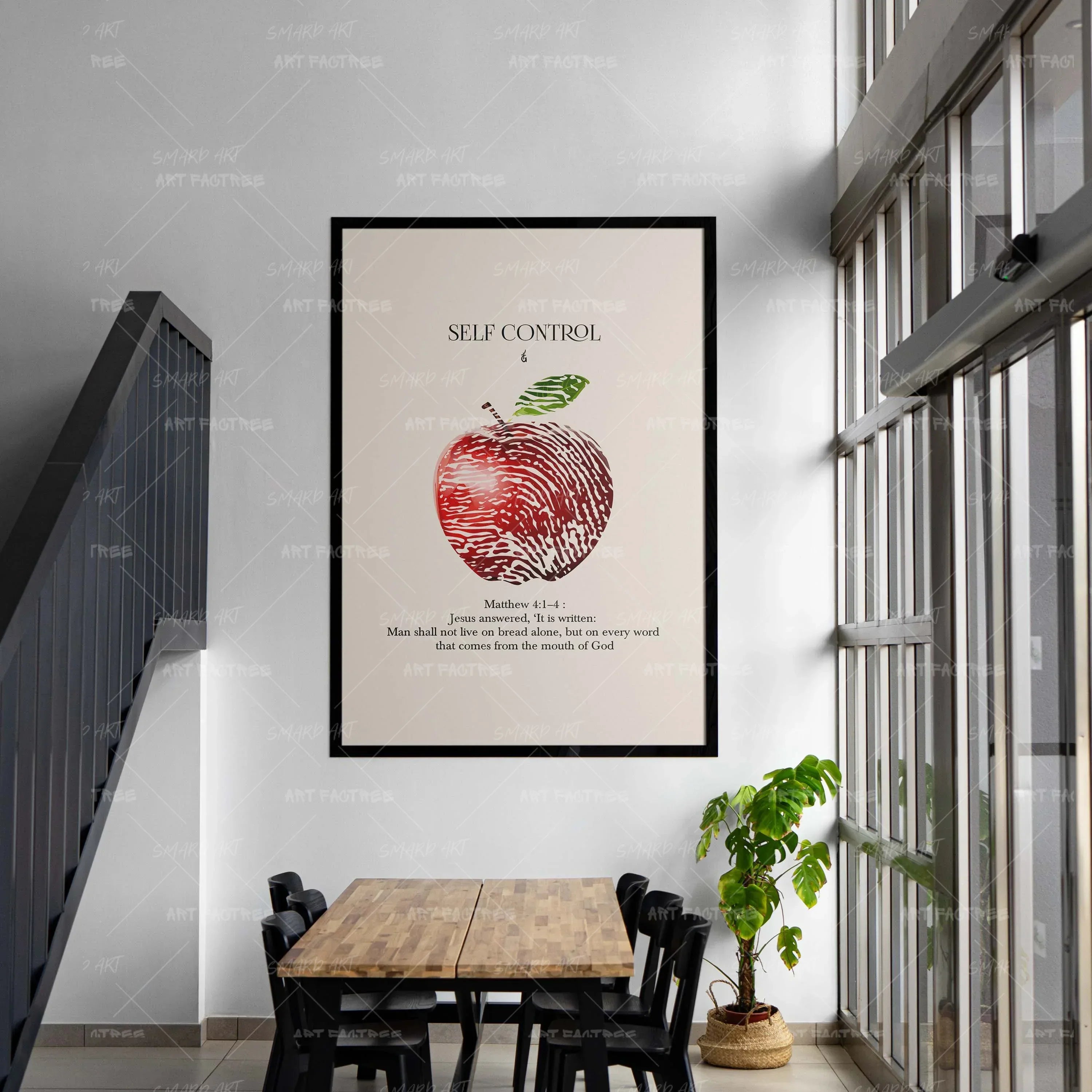 Self Control-wall art print featuring decorative artistic design suitable for living rooms, offices, and schools by SmardArt. Elevate your space with Black wall art that speaks to culture, identity, and creativity. At Smard, we celebrate artistry made with melanin, bringing powerful and inspiring designs to life.