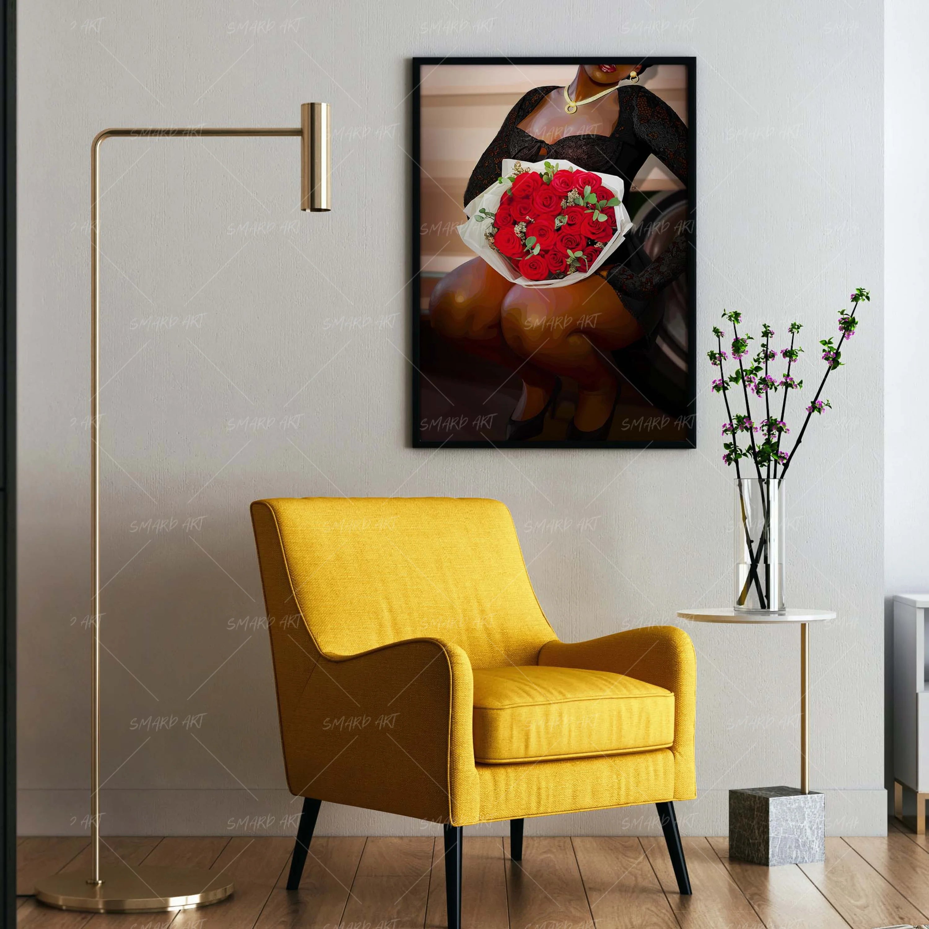 Timeless Like Cadillac-wall art print featuring decorative artistic design suitable for living rooms, offices, and schools by SmardArt. Elevate your space with Black wall art that speaks to culture, identity, and creativity. At Smard, we celebrate artistry made with melanin, bringing powerful and inspiring designs to life.
