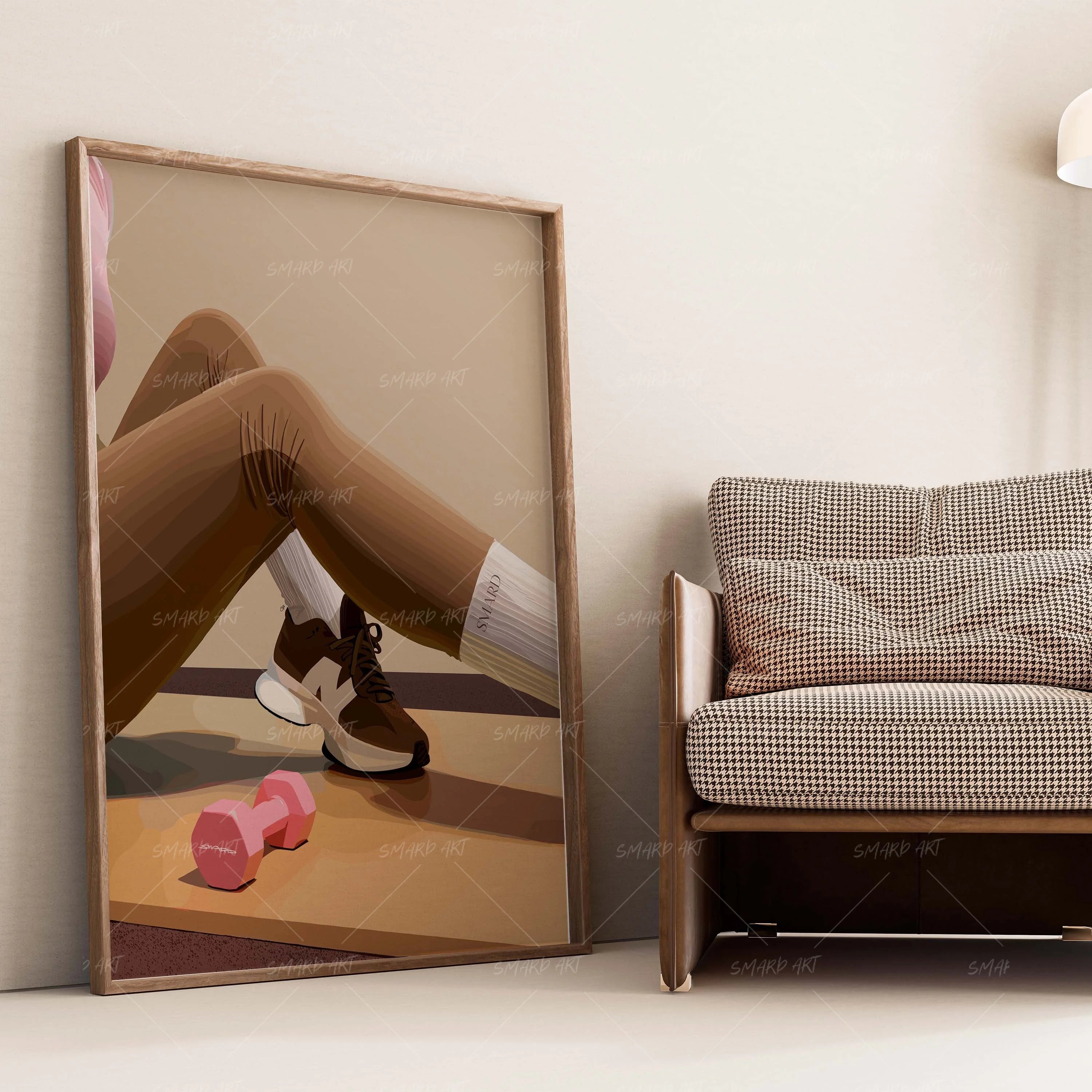 Toned-wall art print featuring decorative artistic design suitable for living rooms, offices, and schools by SmardArt. Elevate your space with Black wall art that speaks to culture, identity, and creativity. At Smard, we celebrate artistry made with melanin, bringing powerful and inspiring designs to life.