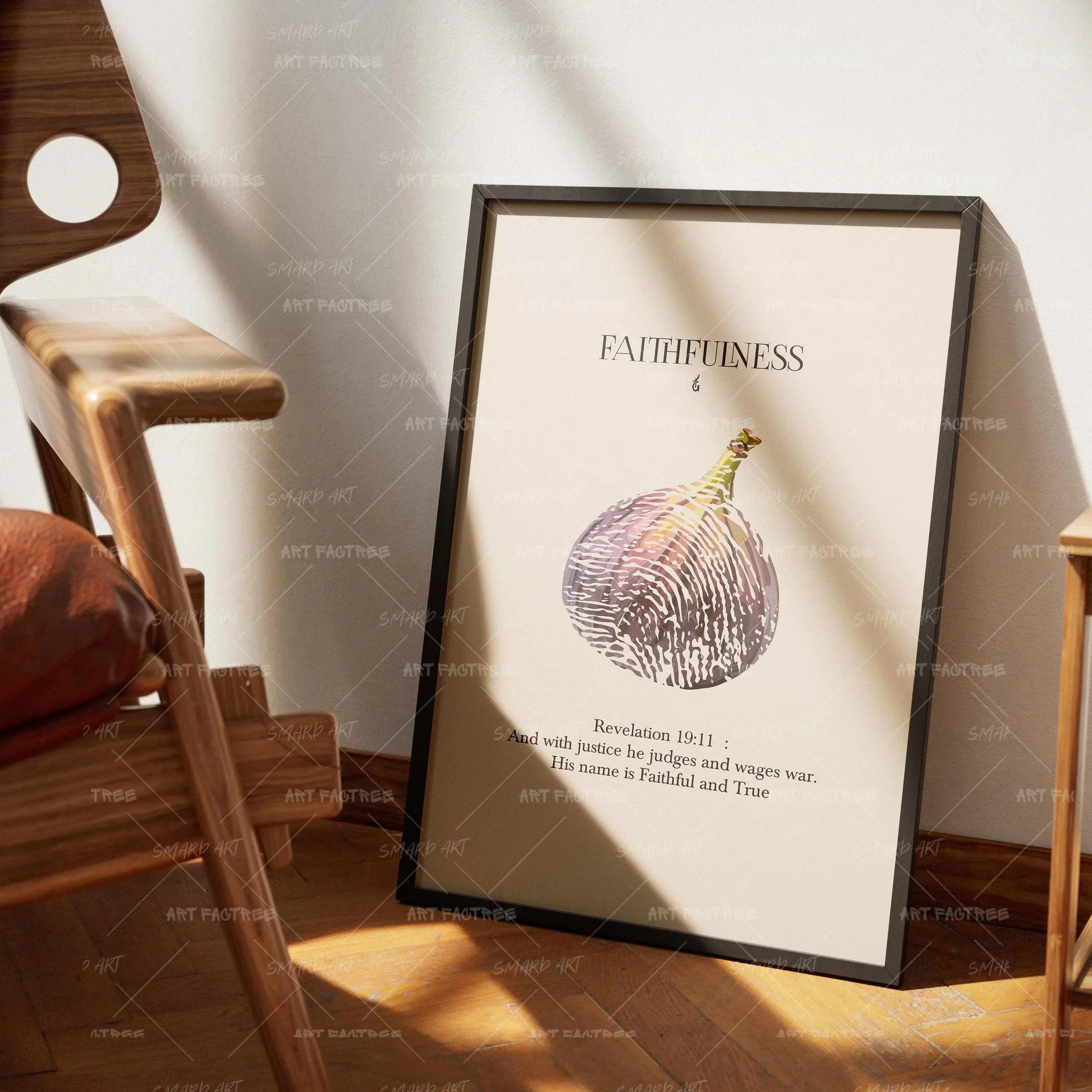 Faithfulness-wall art print featuring decorative artistic design suitable for living rooms, offices, and schools by SmardArt. Elevate your space with Black wall art that speaks to culture, identity, and creativity. At Smard, we celebrate artistry made with melanin, bringing powerful and inspiring designs to life.