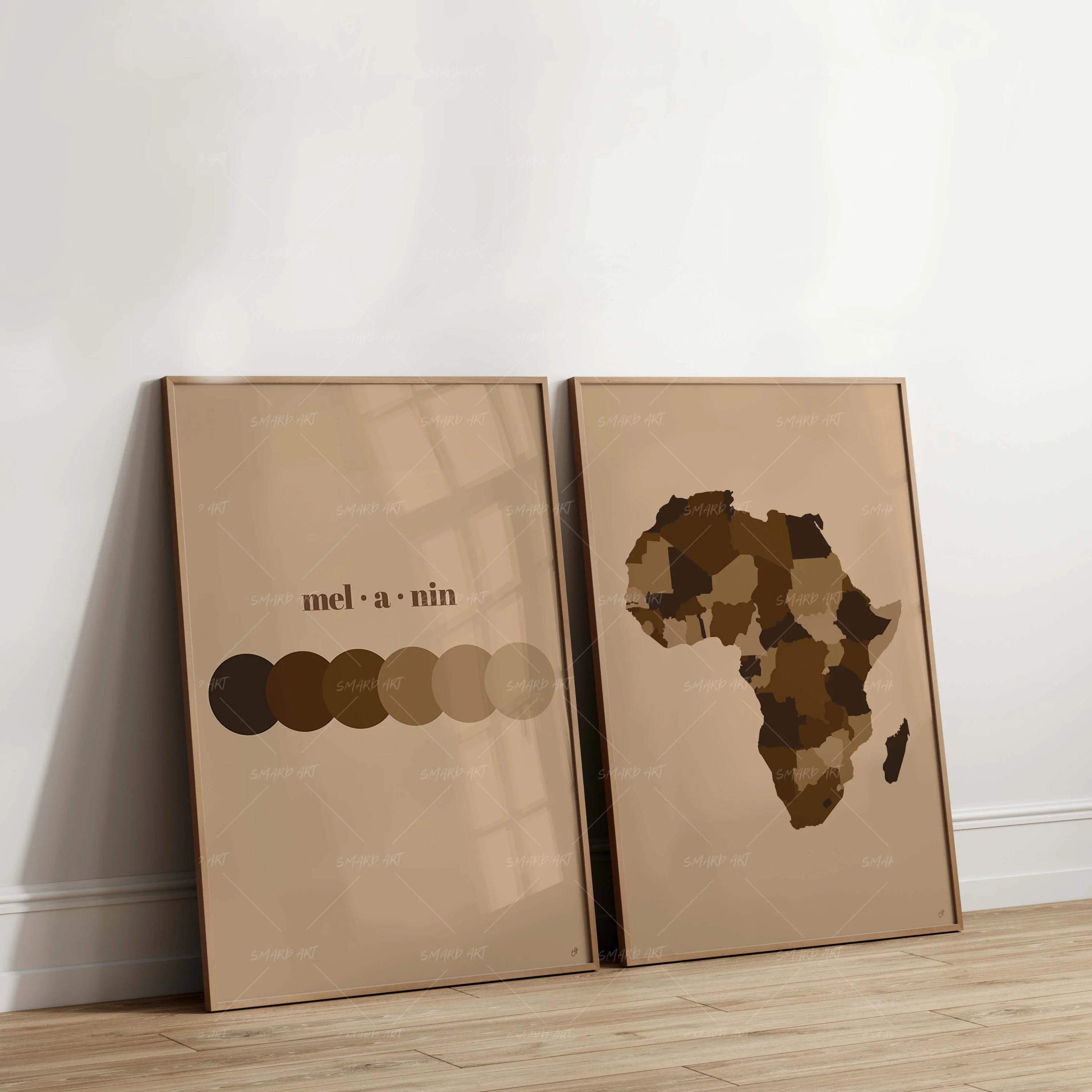 Art Print Bundle : Cocoa Theory + Melanin Mosaic-Smard