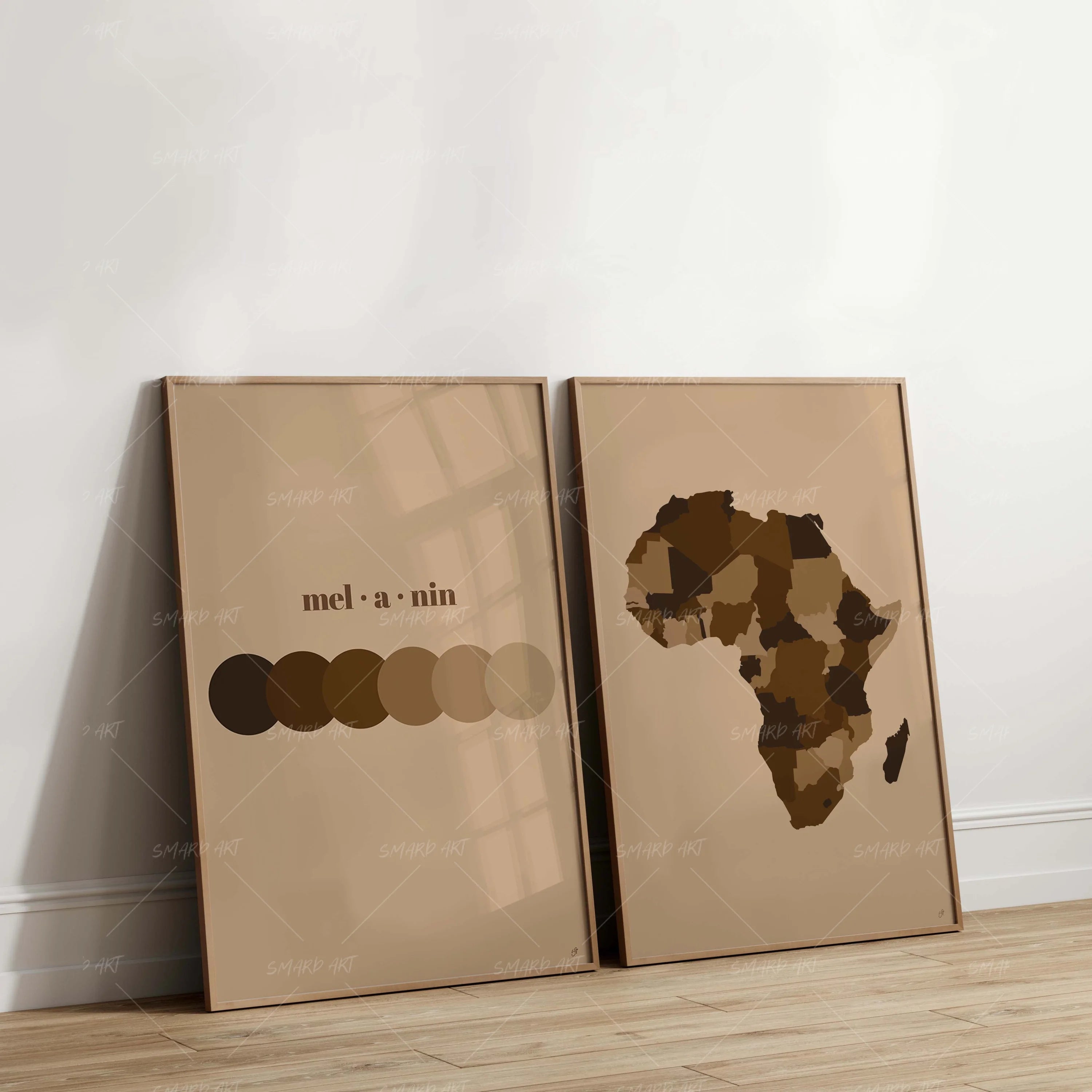 Art Print Bundle : Cocoa Theory + Melanin Mosaic-Smard