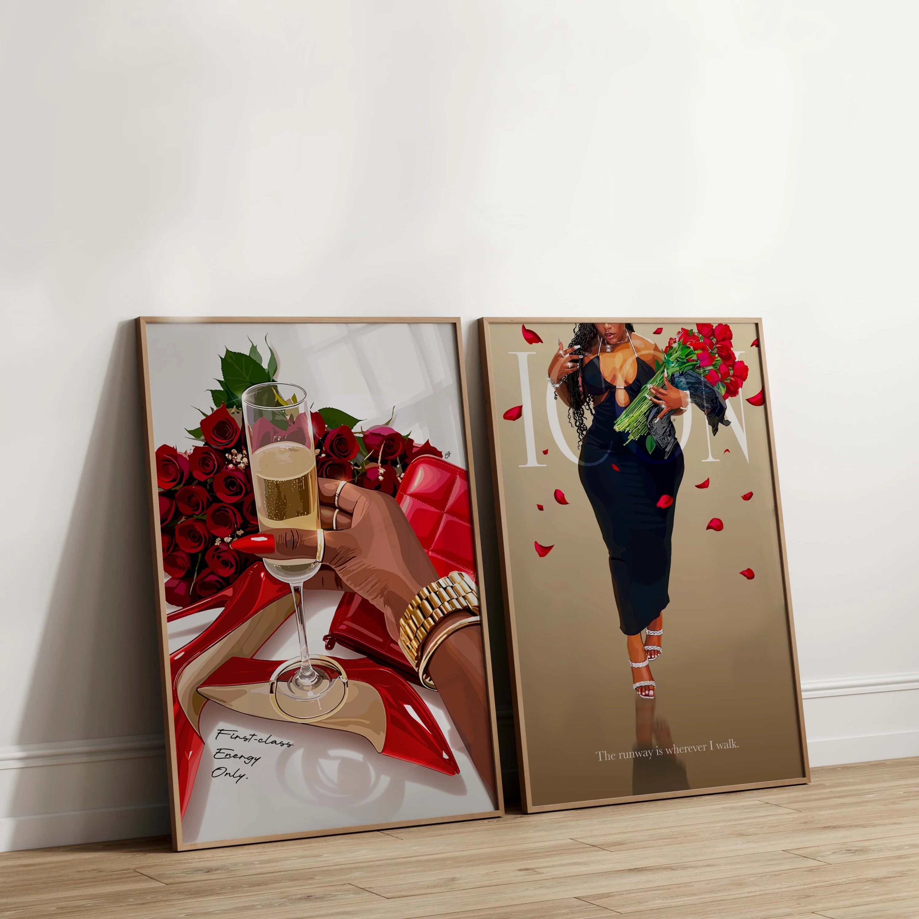 Art Print Bundle : First Class Energy Only + Wherever I Walk