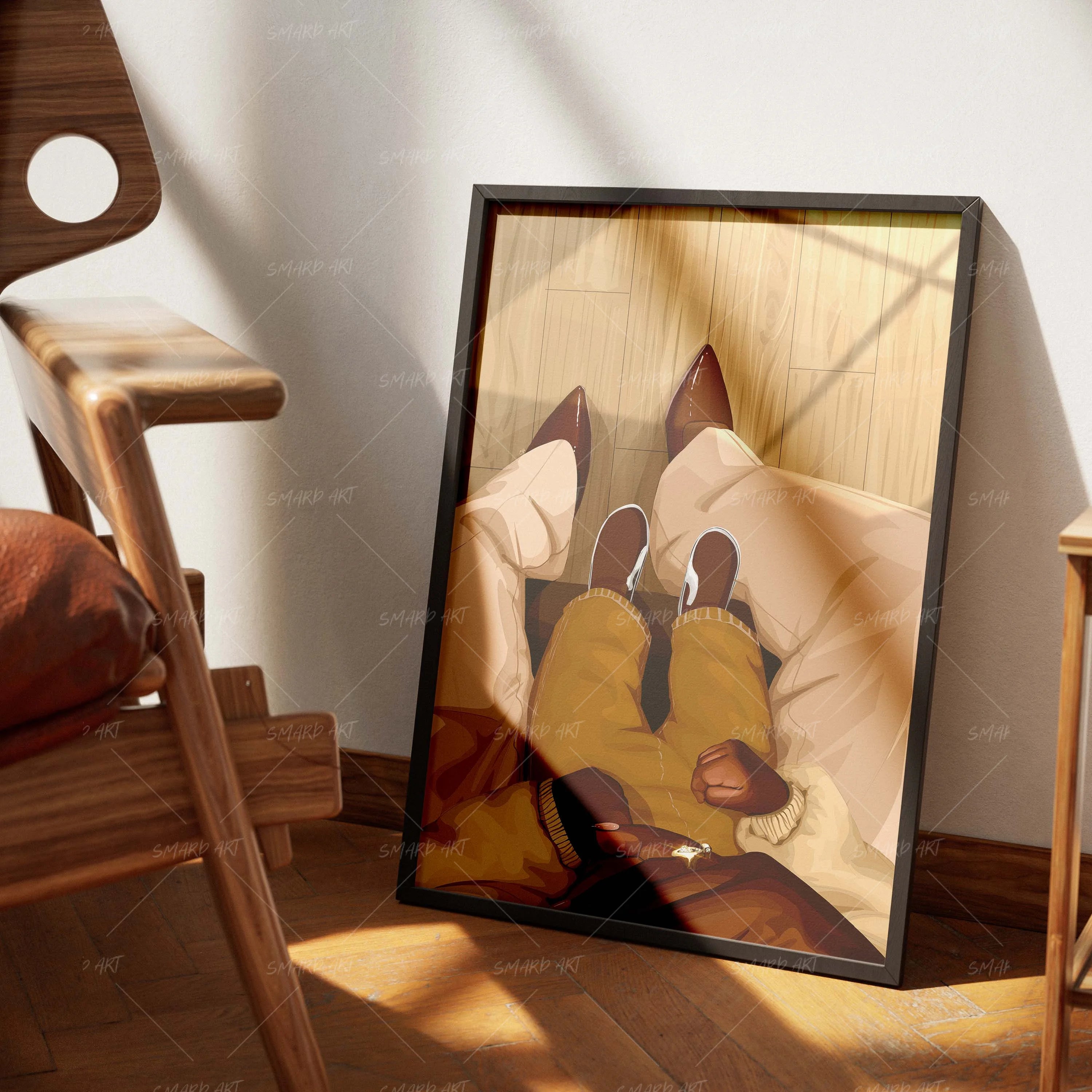 Day One-wall art print featuring decorative artistic design suitable for living rooms, offices, and schools by SmardArt. Elevate your space with Black wall art that speaks to culture, identity, and creativity. At Smard, we celebrate artistry made with melanin, bringing powerful and inspiring designs to life.