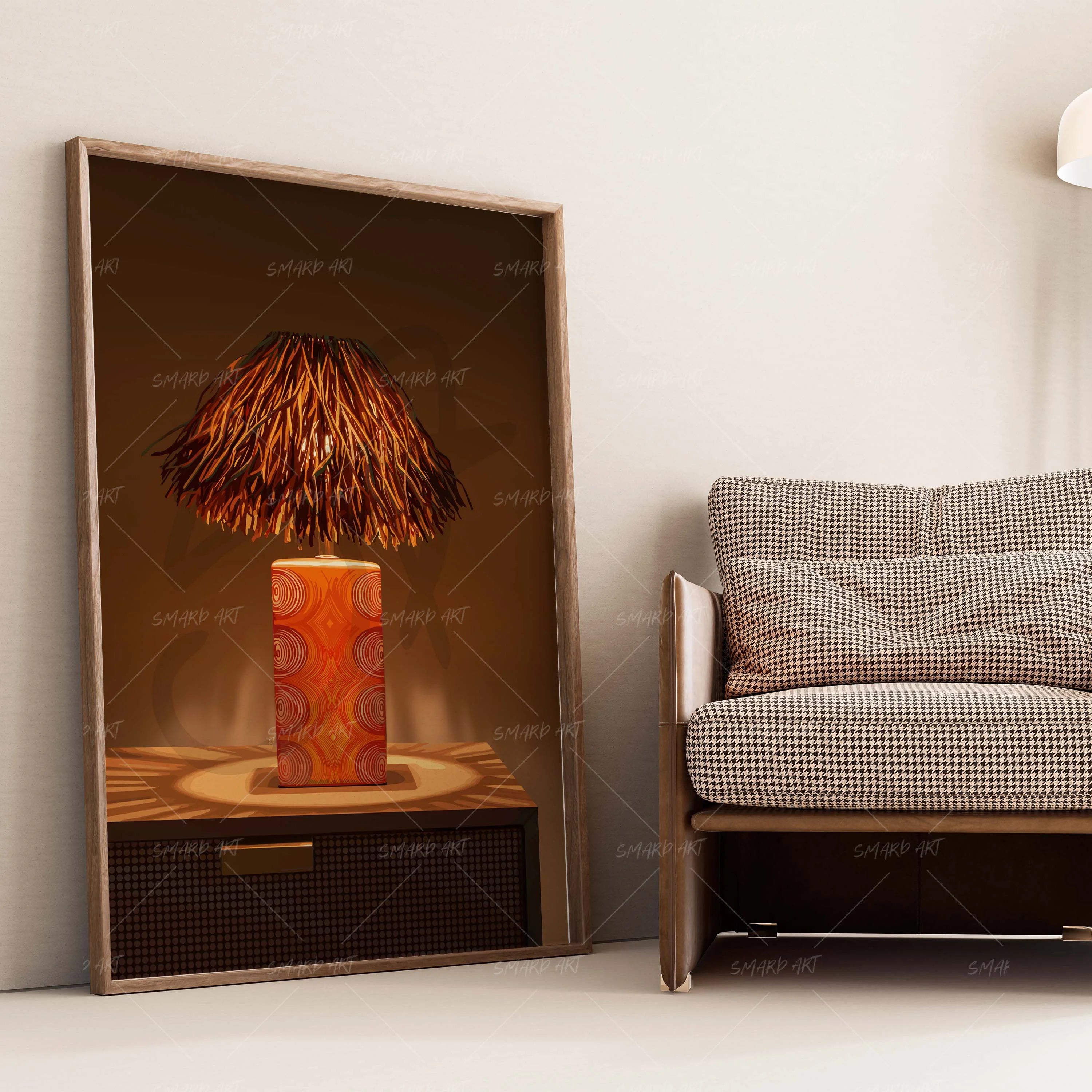 Luminafrica-wall art print featuring decorative artistic design suitable for living rooms, offices, and schools by SmardArt. Elevate your space with Black wall art that speaks to culture, identity, and creativity. At Smard, we celebrate artistry made with melanin, bringing powerful and inspiring designs to life.