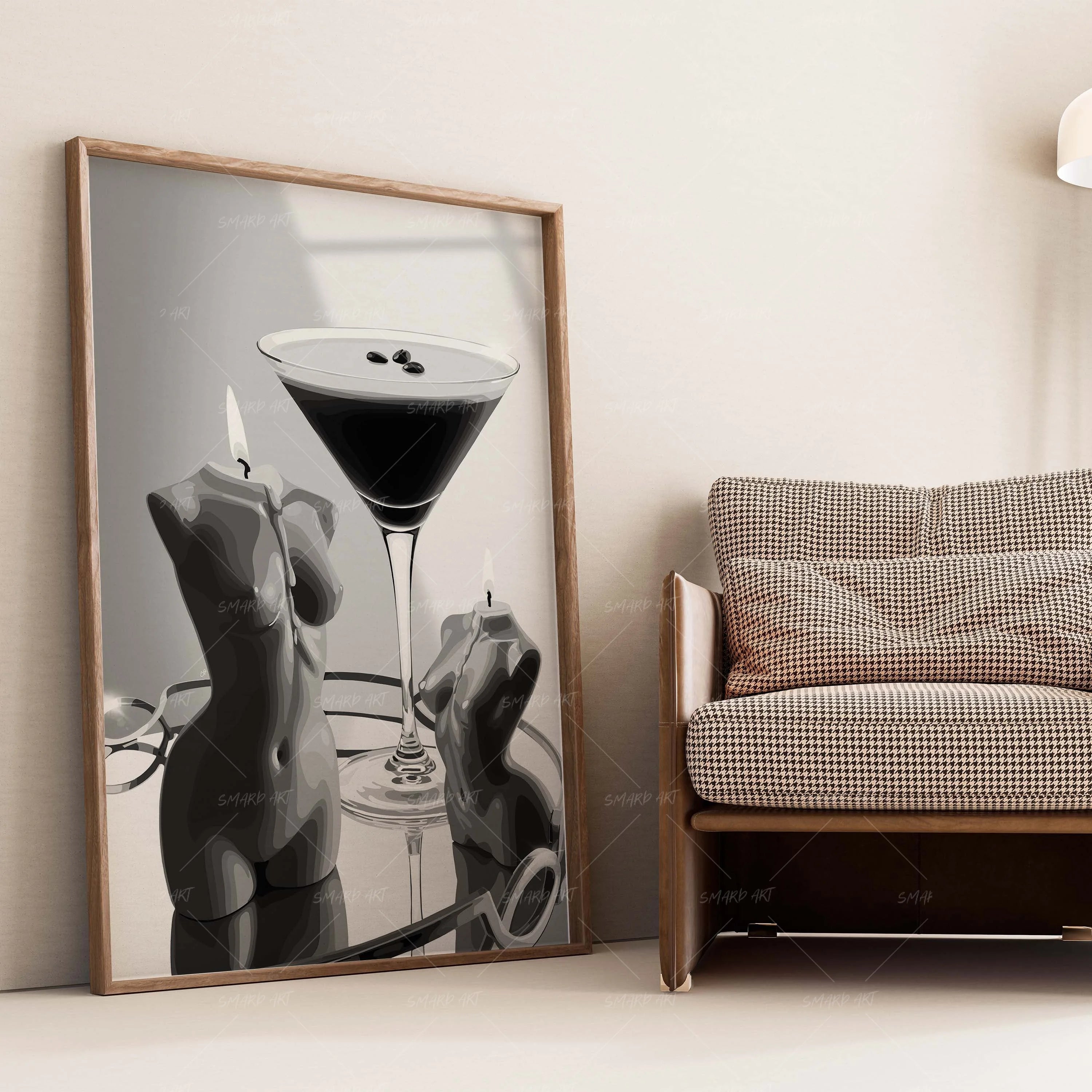 Dark Roast Soft Curves B&W-Smard