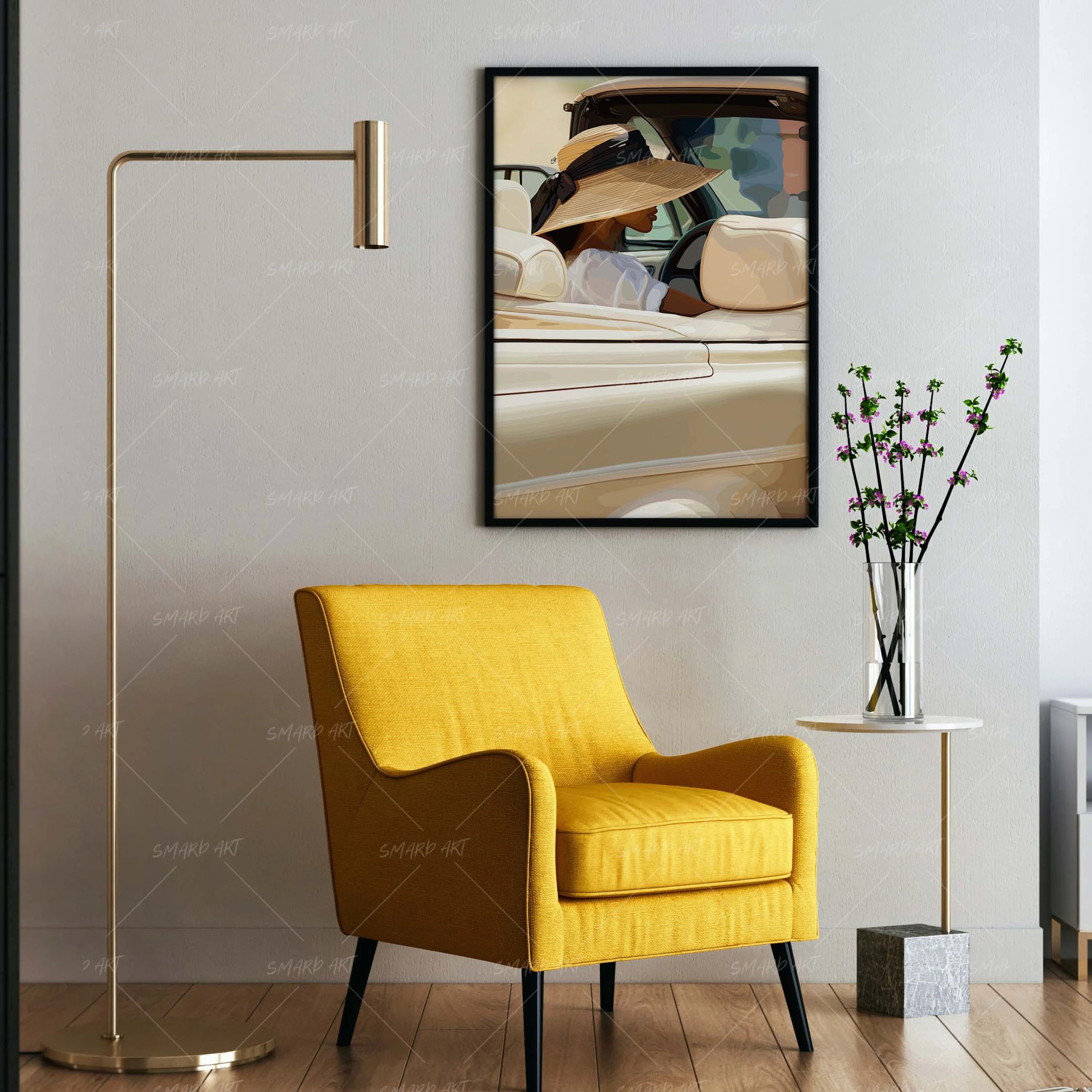 Fortune Daze-wall art print featuring decorative artistic design suitable for living rooms, offices, and schools by SmardArt. Elevate your space with Black wall art that speaks to culture, identity, and creativity. At Smard, we celebrate artistry made with melanin, bringing powerful and inspiring designs to life.