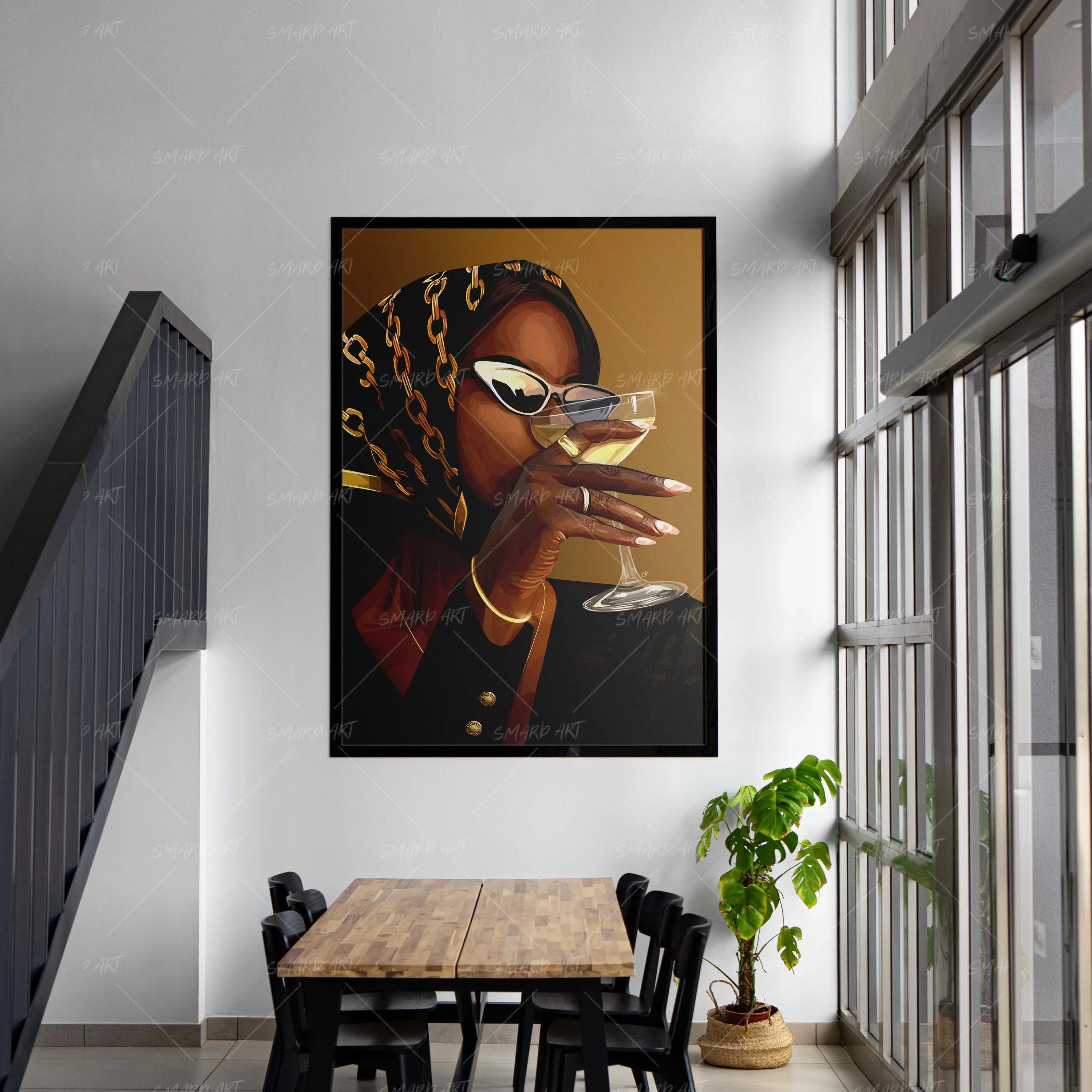 Class-wall art print featuring decorative artistic design suitable for living rooms, offices, and schools by SmardArt. Elevate your space with Black wall art that speaks to culture, identity, and creativity. At Smard, we celebrate artistry made with melanin, bringing powerful and inspiring designs to life.