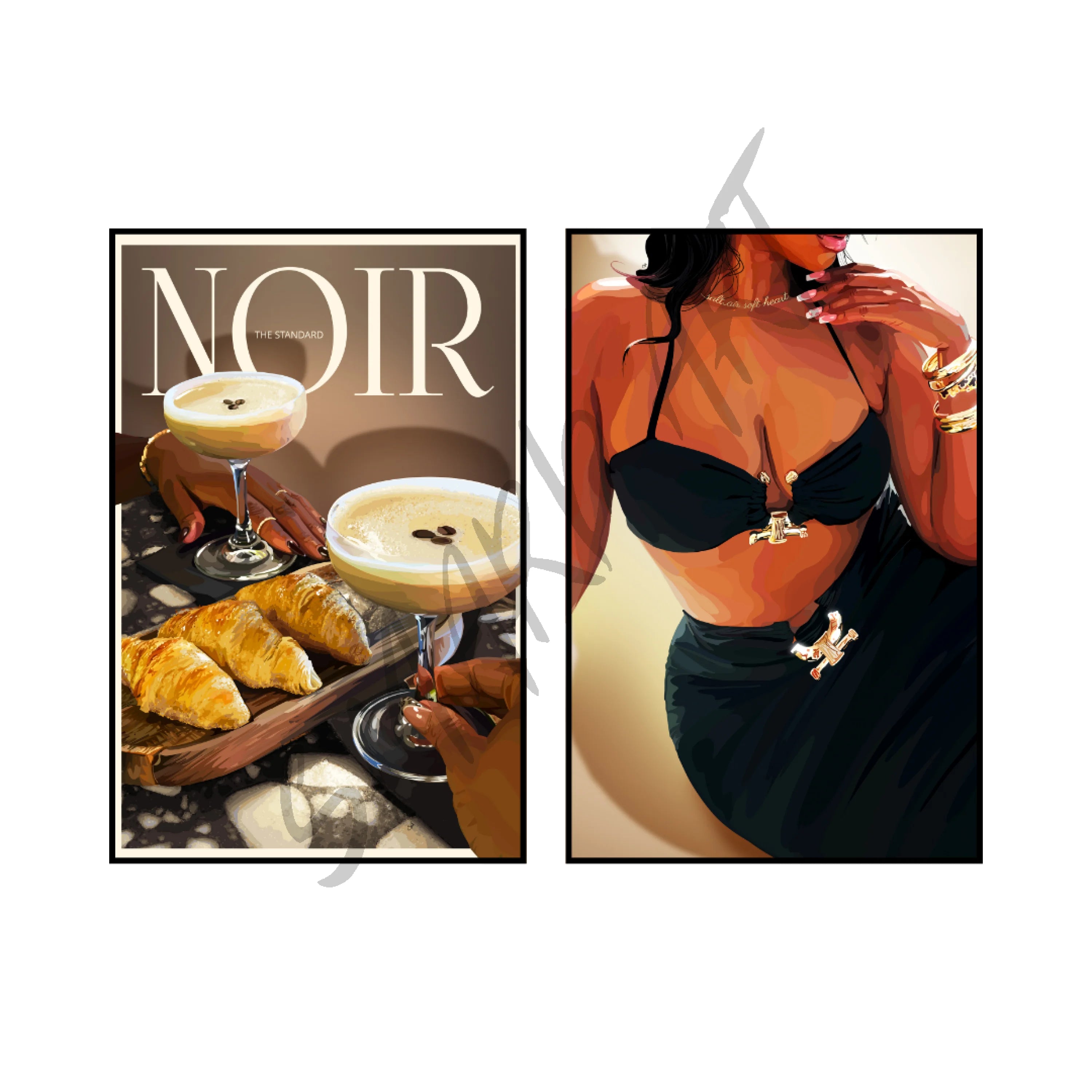 Art Print Bundle : Noir + Salt Air, Soft Life