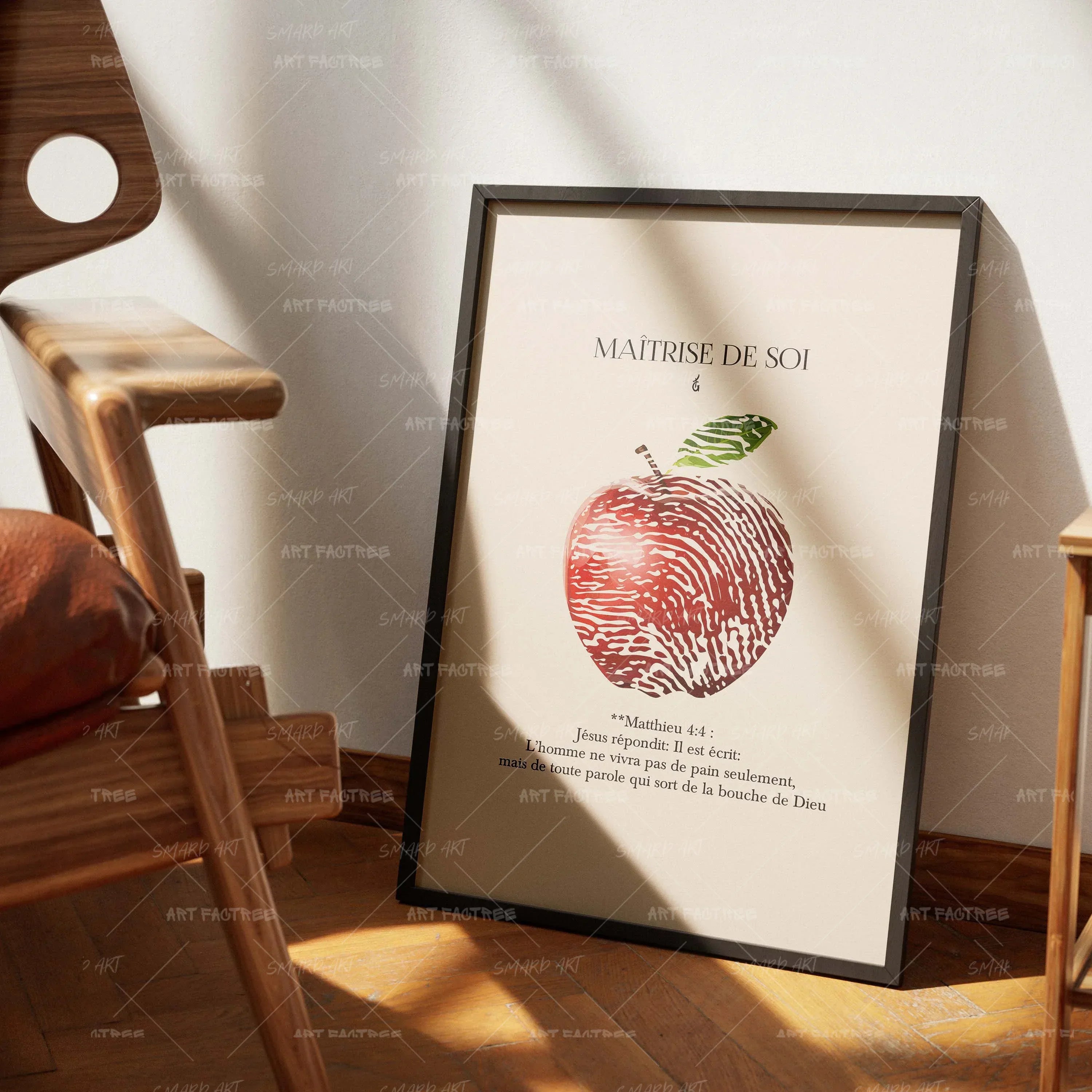 Maitrise De Soi-wall art print featuring decorative artistic design suitable for living rooms, offices, and schools by SmardArt. Elevate your space with Black wall art that speaks to culture, identity, and creativity. At Smard, we celebrate artistry made with melanin, bringing powerful and inspiring designs to life.