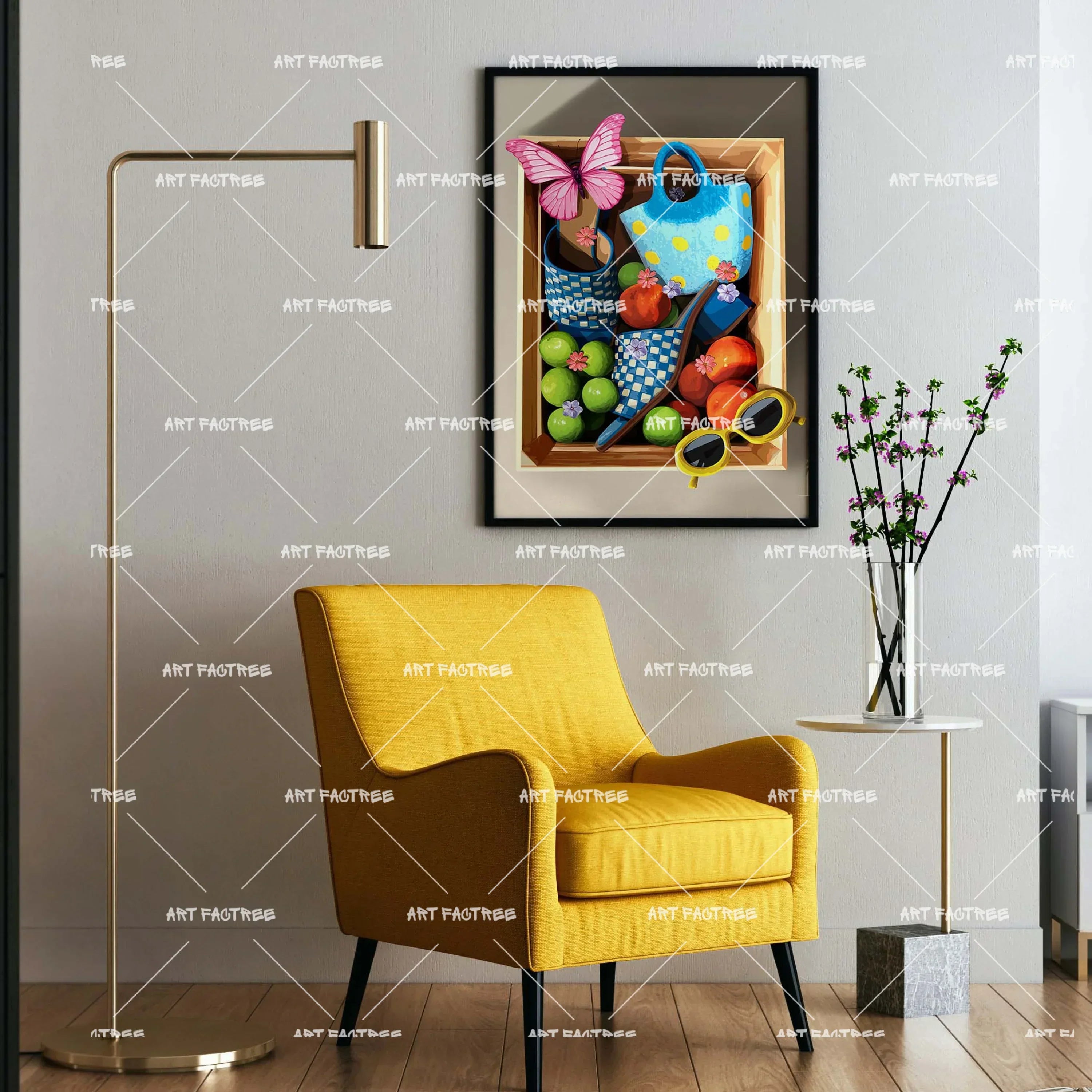 Freshly Picked (Smard X Anaya)-wall art print featuring decorative artistic design suitable for living rooms, offices, and schools by SmardArt. Elevate your space with Black wall art that speaks to culture, identity, and creativity. At Smard, we celebrate artistry made with melanin, bringing powerful and inspiring designs to life.