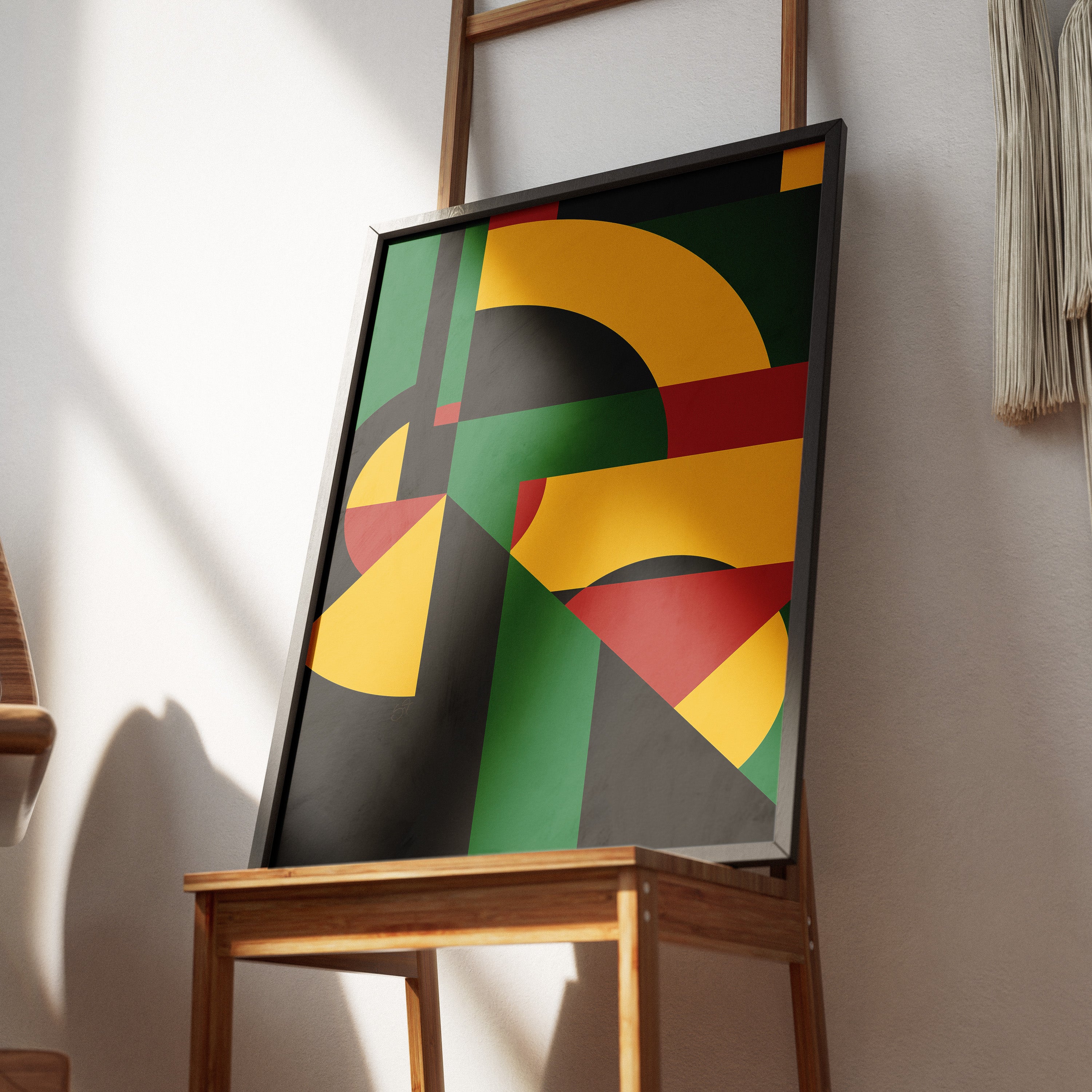 Abstract Freedom-wall art print featuring decorative artistic design suitable for living rooms, offices, and schools by SmardArt. Elevate your space with Black wall art that speaks to culture, identity, and creativity. At Smard, we celebrate artistry made with melanin, bringing powerful and inspiring designs to life.