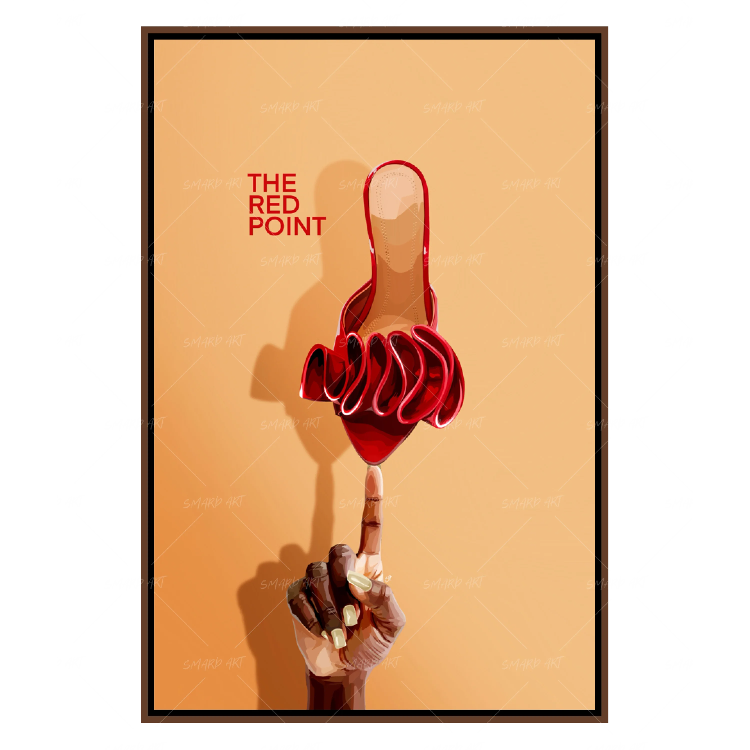 Balanced Like This-wall art print featuring decorative artistic design suitable for living rooms, offices, and schools by SmardArt. Elevate your space with Black wall art that speaks to culture, identity, and creativity. At Smard, we celebrate artistry made with melanin, bringing powerful and inspiring designs to life.