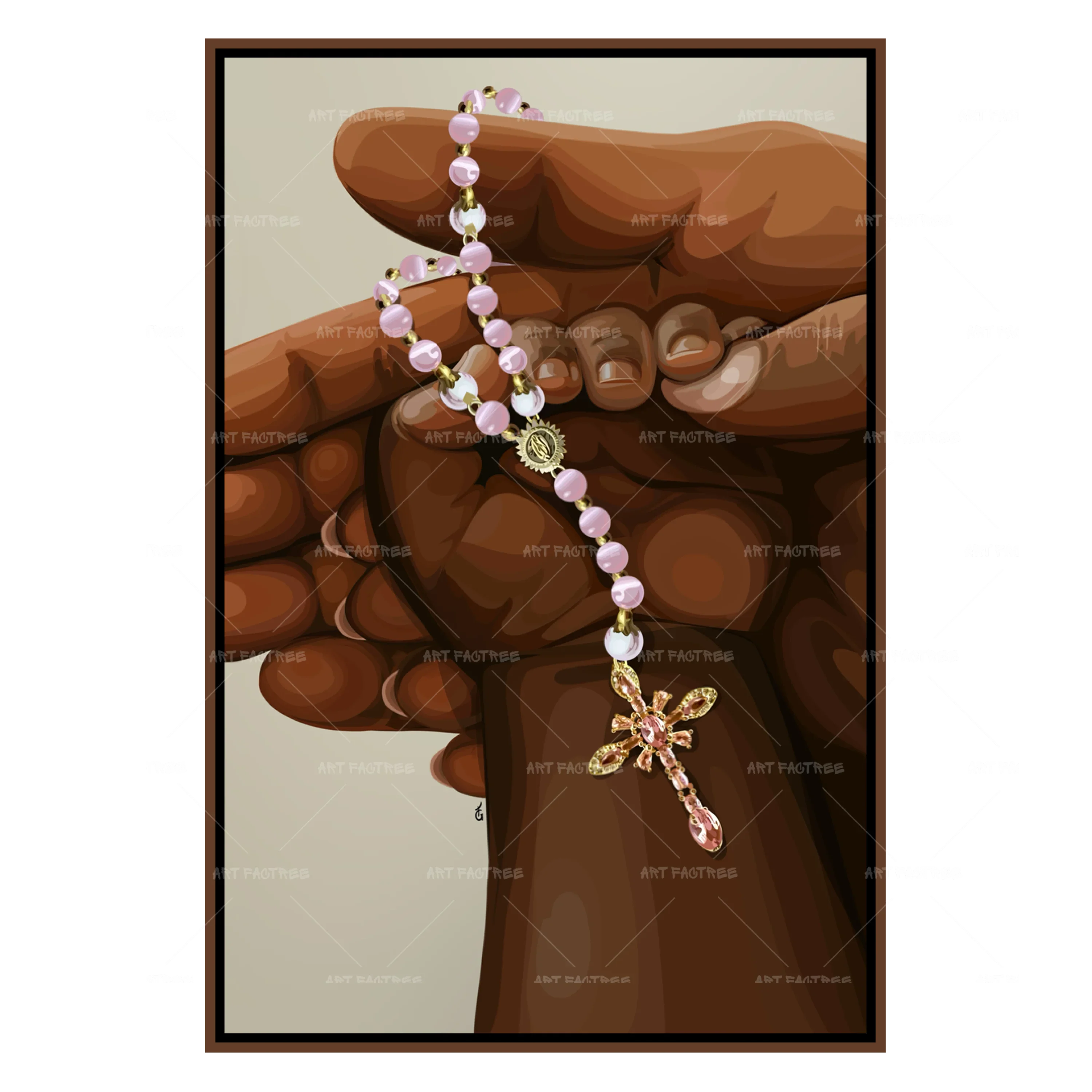 Built on Faith (Smard X Anaya)-wall art print featuring decorative artistic design suitable for living rooms, offices, and schools by SmardArt. Elevate your space with Black wall art that speaks to culture, identity, and creativity. At Smard, we celebrate artistry made with melanin, bringing powerful and inspiring designs to life.