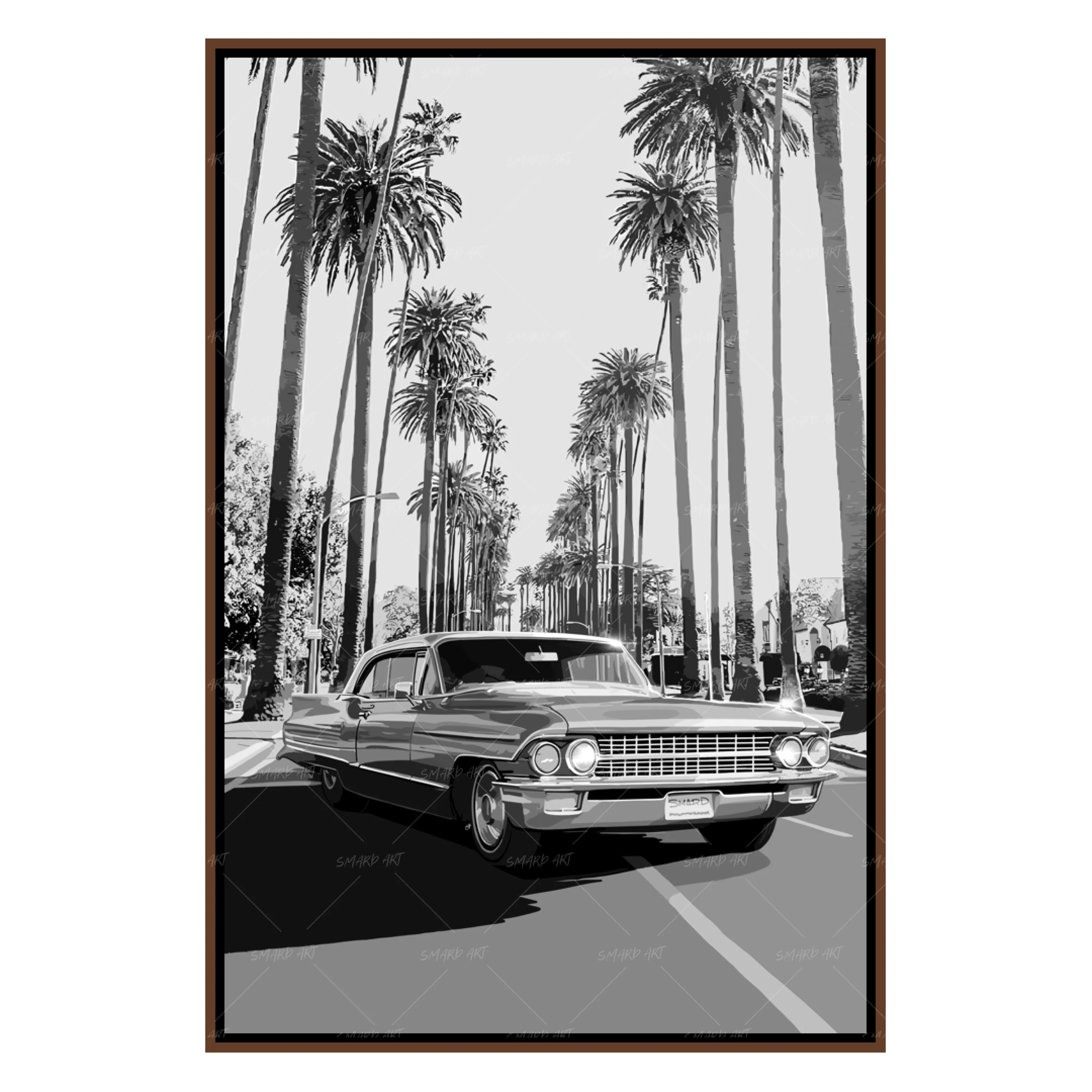 Cali Cruisin B&W-Smard