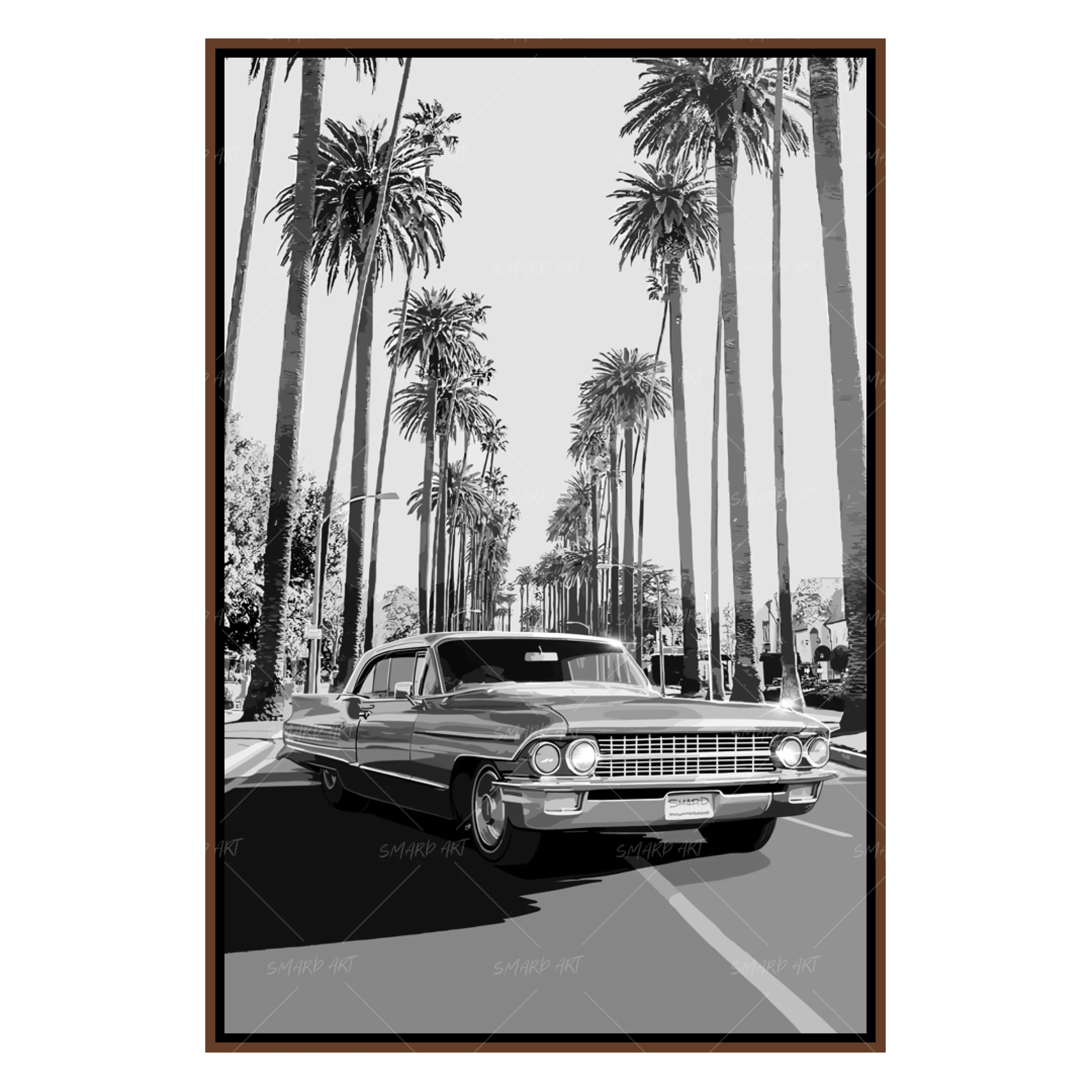 Cali Cruisin B&W-Smard