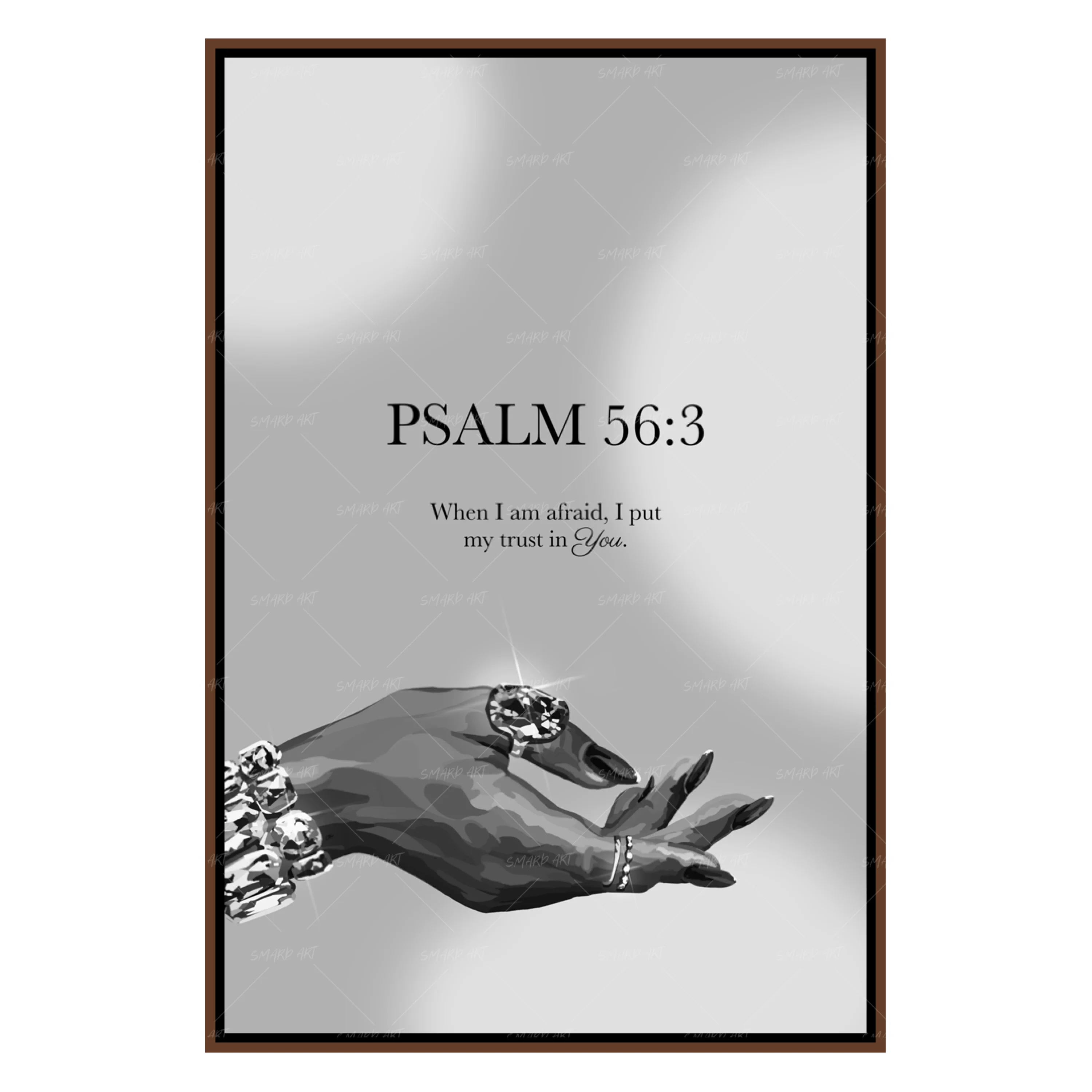 Psalm 56:3 B&W-Smard