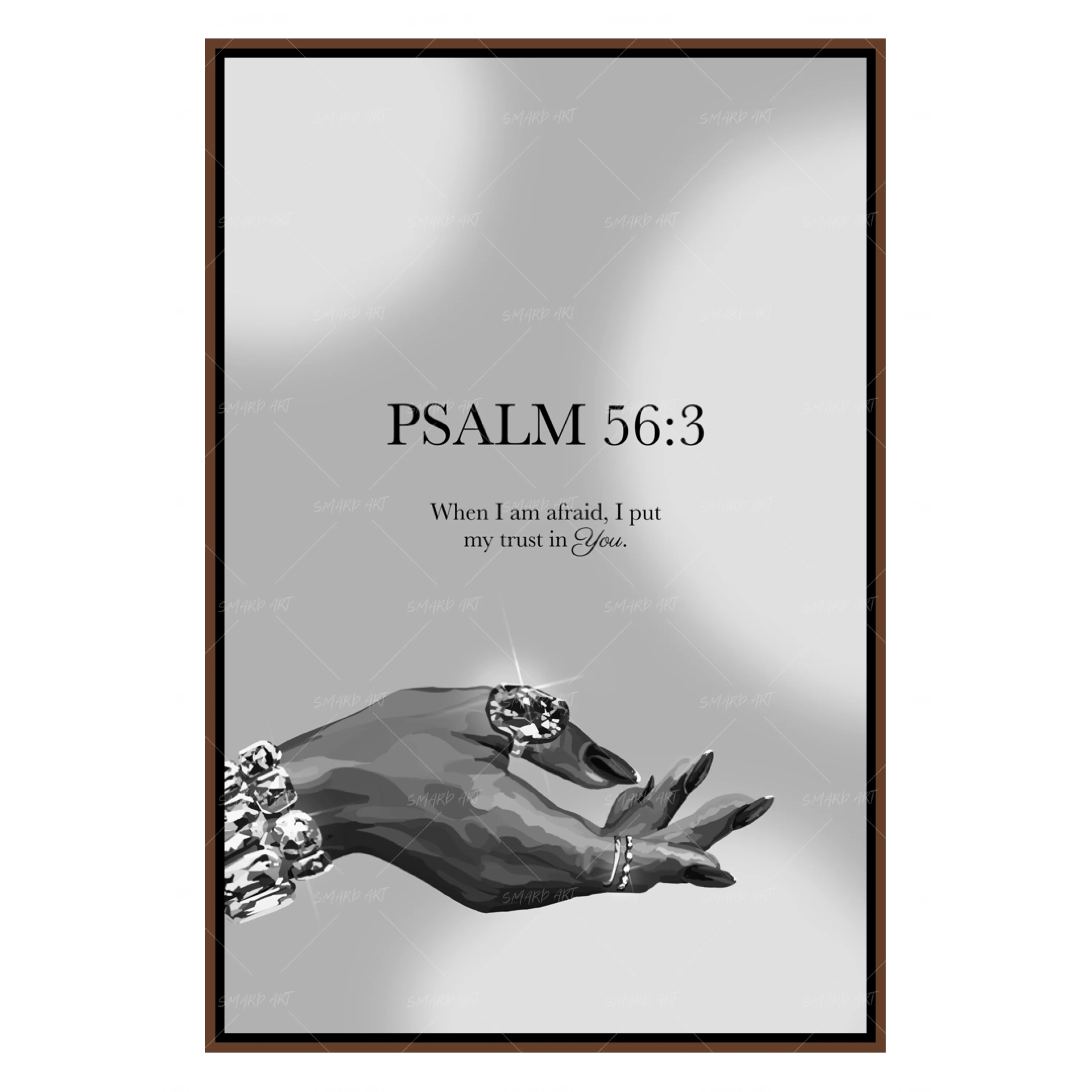 Psalm 56:3 B&W-Smard
