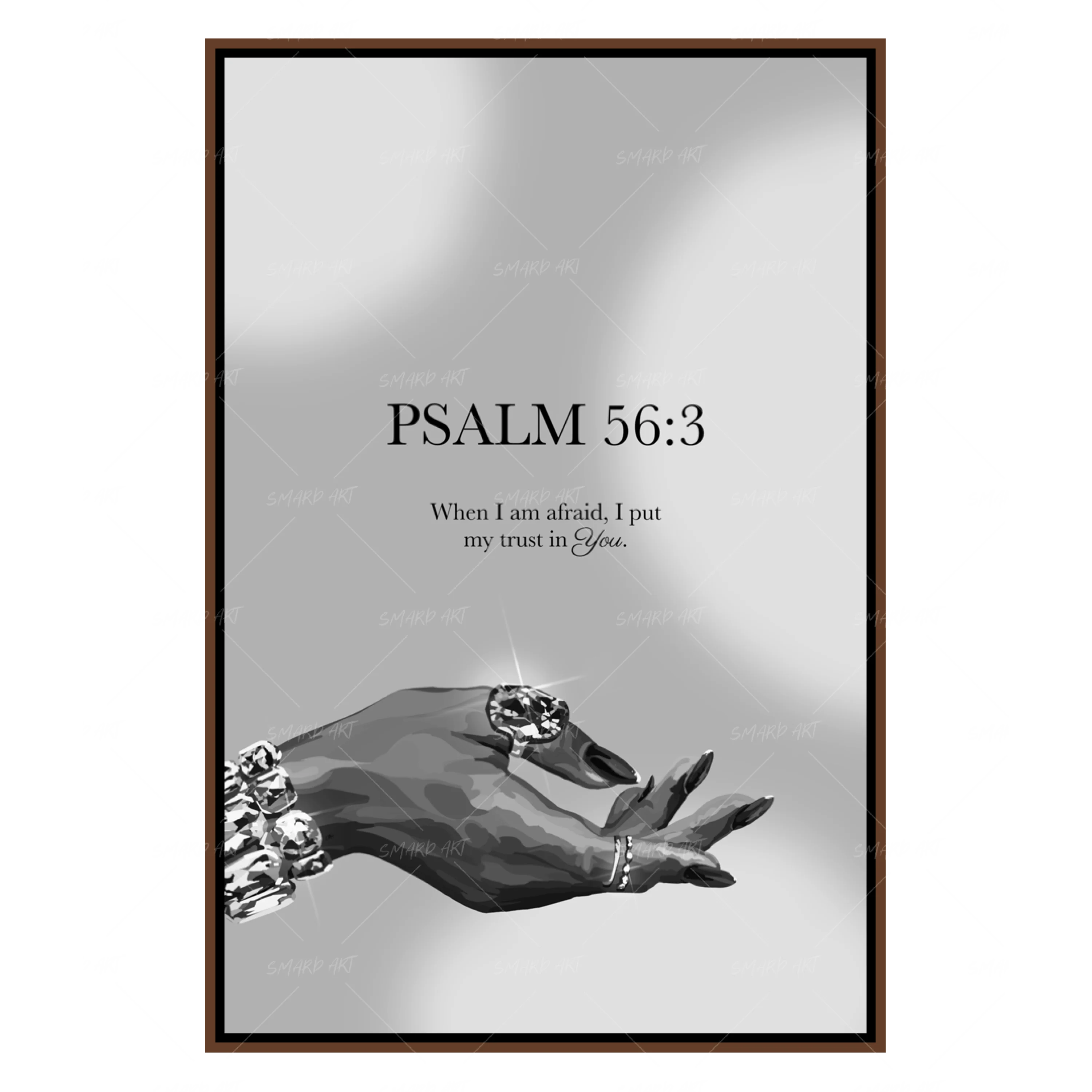 Psalm 56:3 B&W-Smard