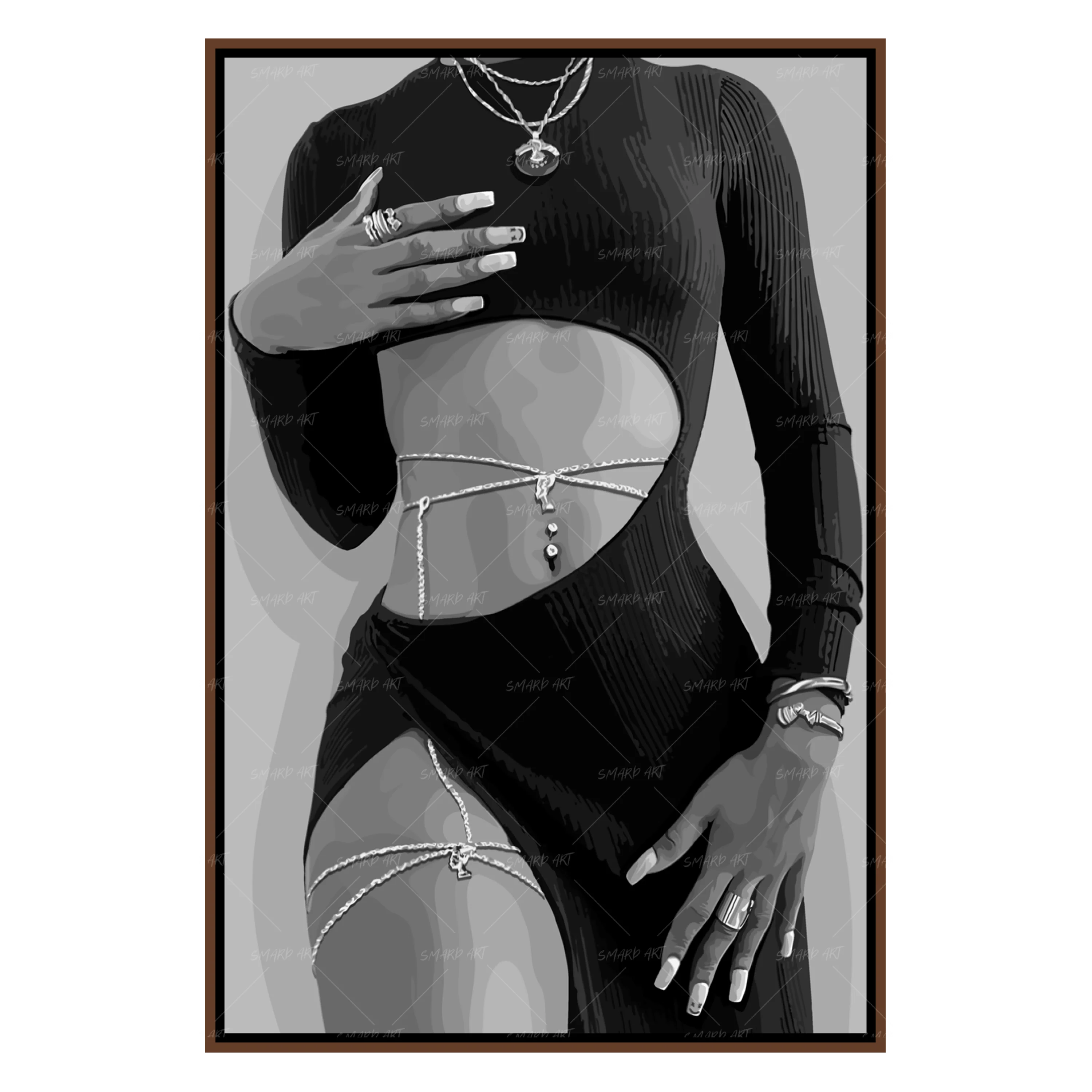 Belly Chain IV B&W-Smard