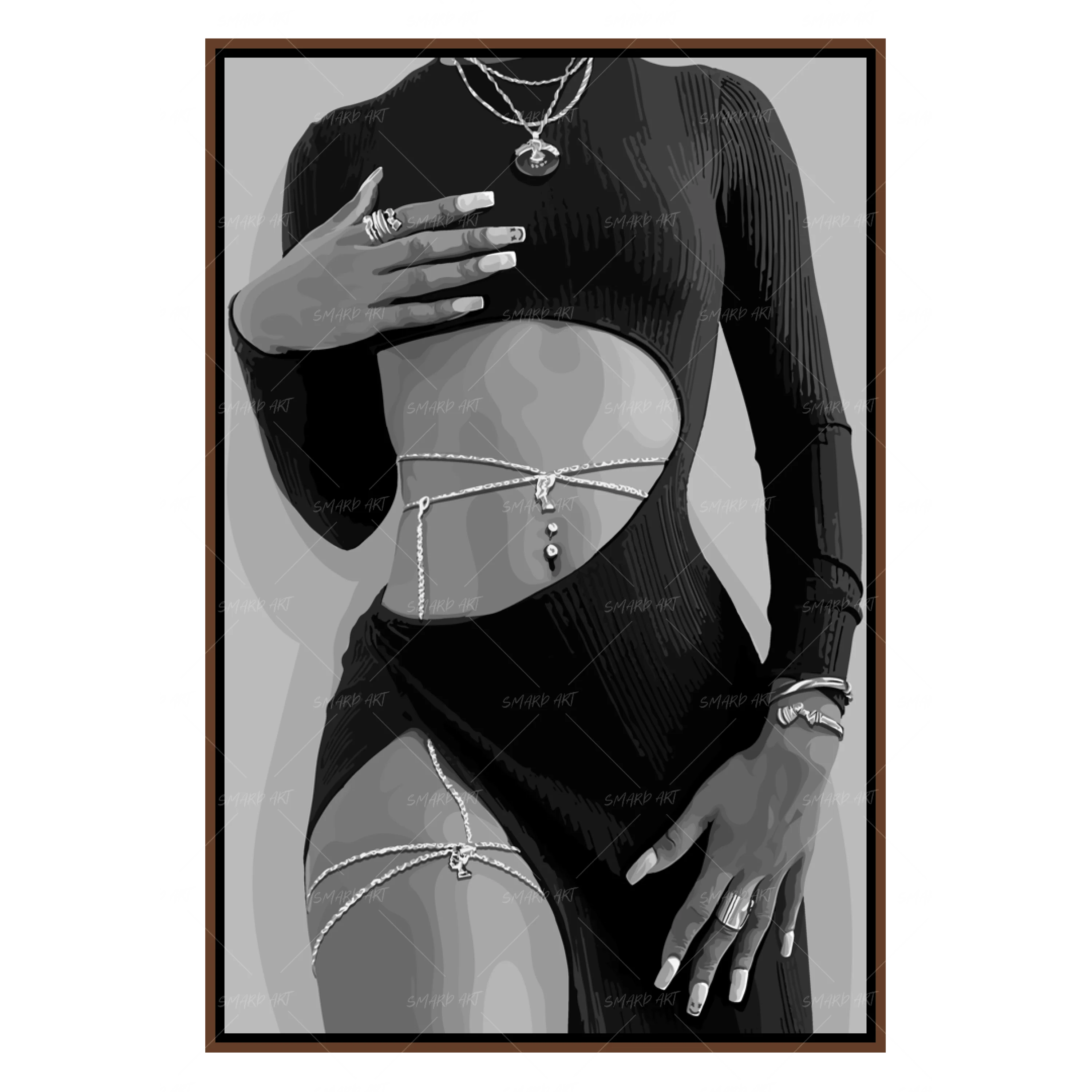 Belly Chain IV B&W-Smard