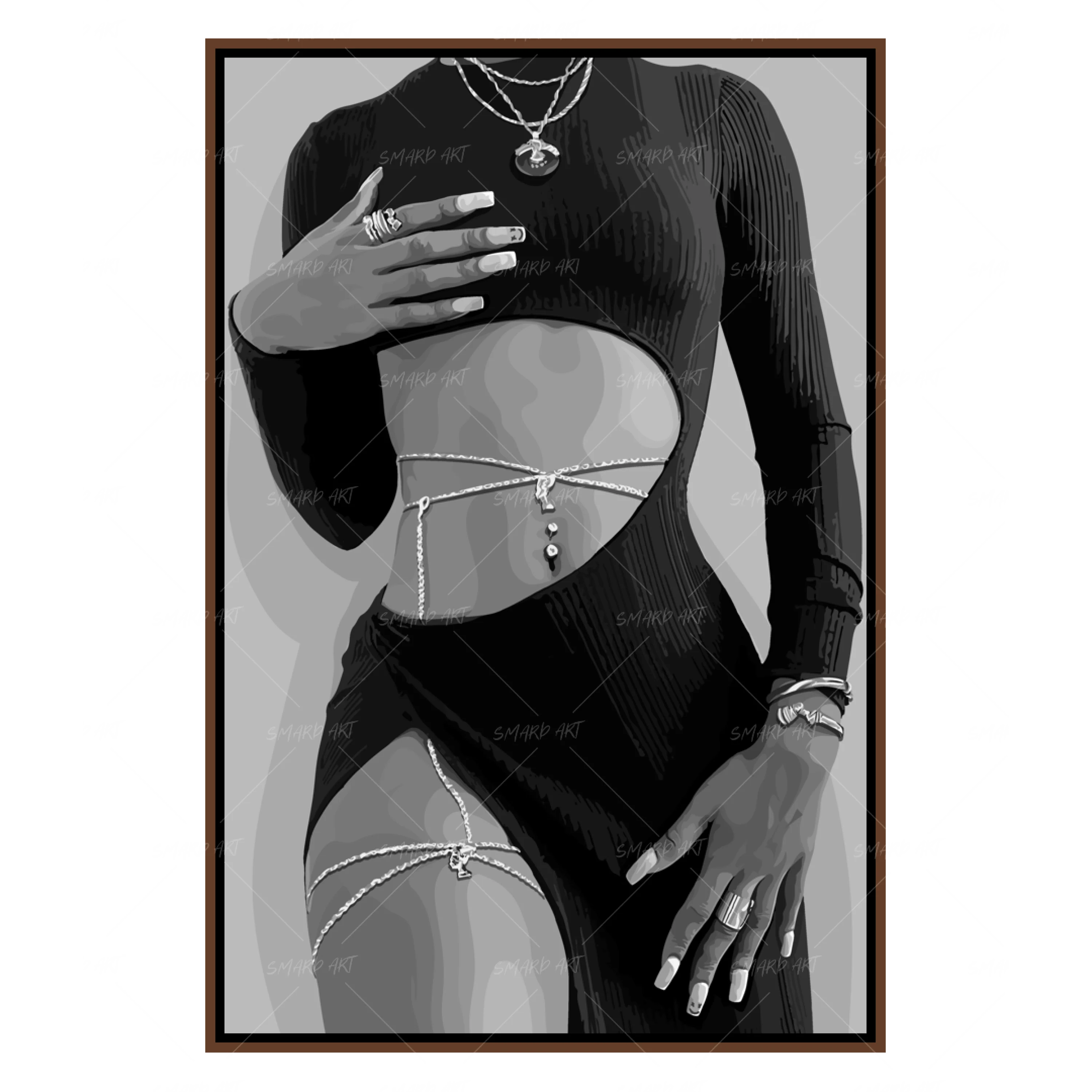 Belly Chain IV B&W-Smard