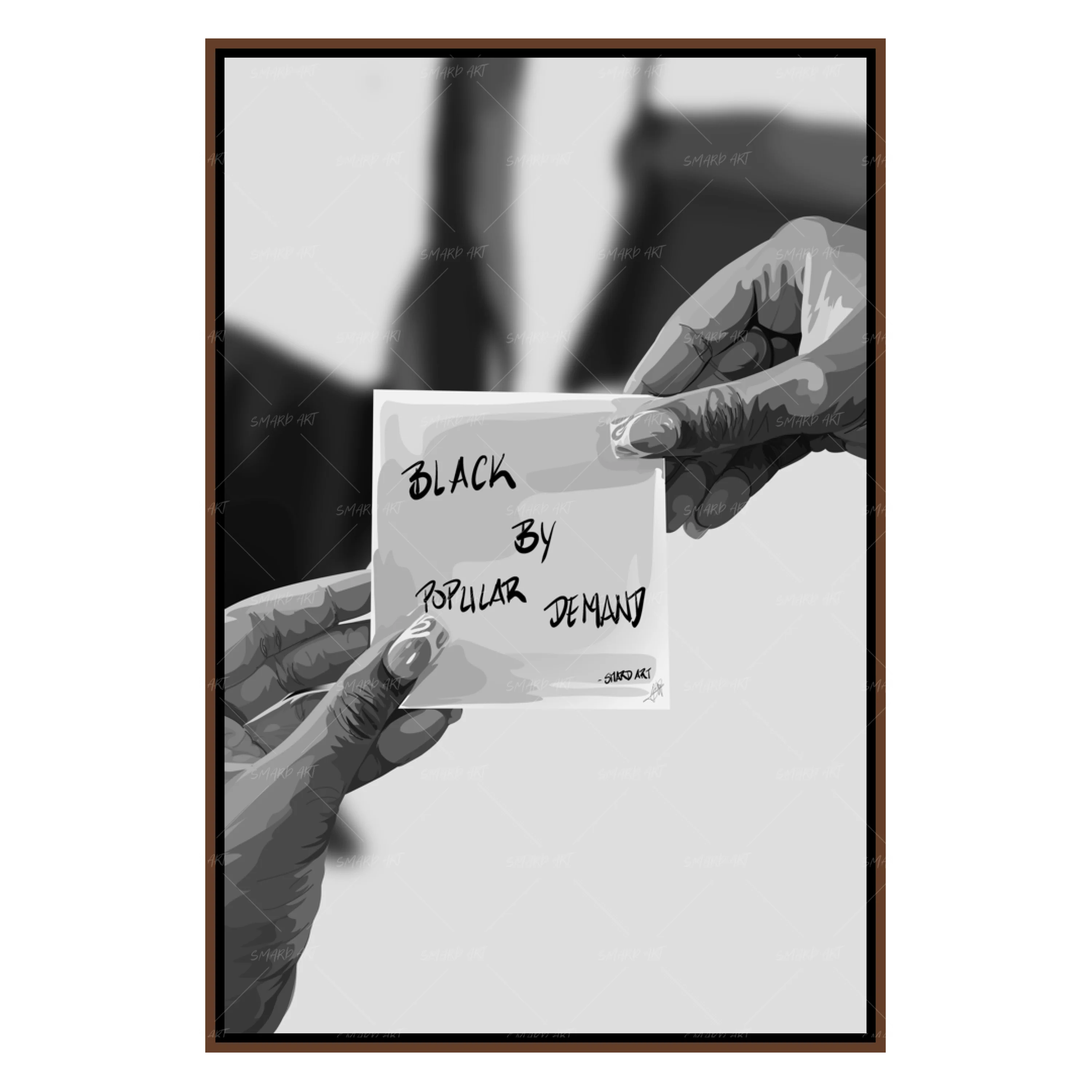 Black By Popular Quote B&W-Smard