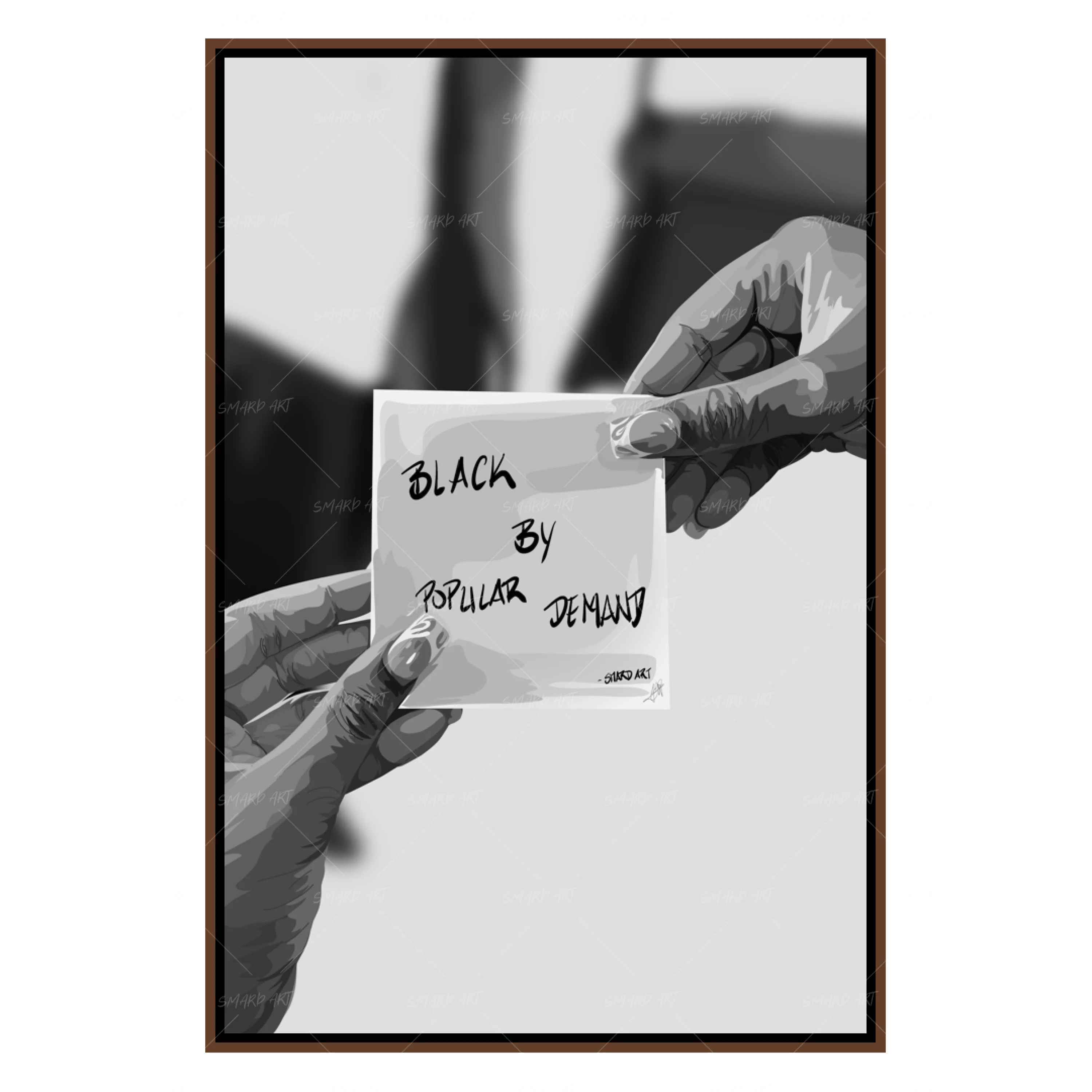 Black By Popular Quote B&W-Smard