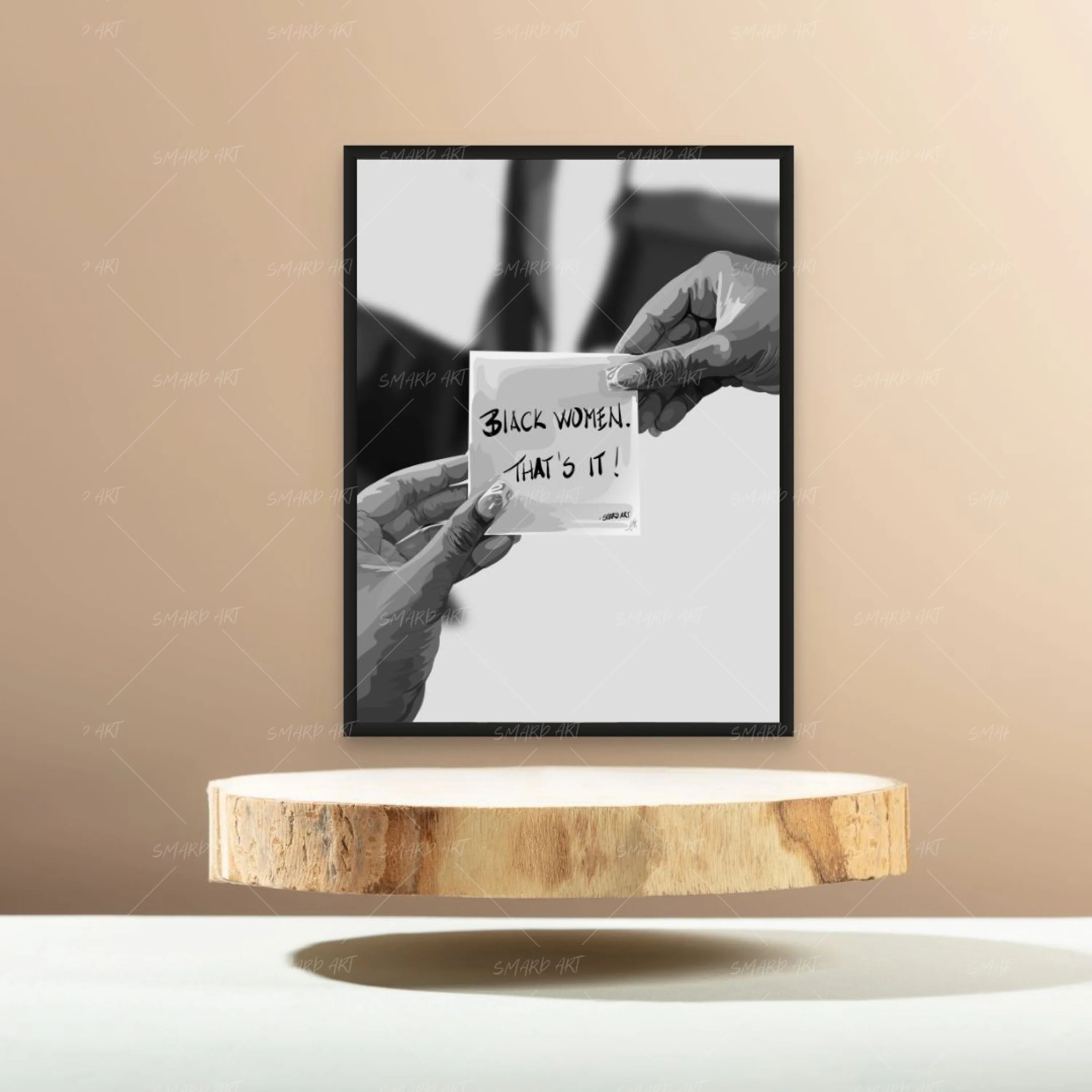 Black Women Quote B&W-Smard