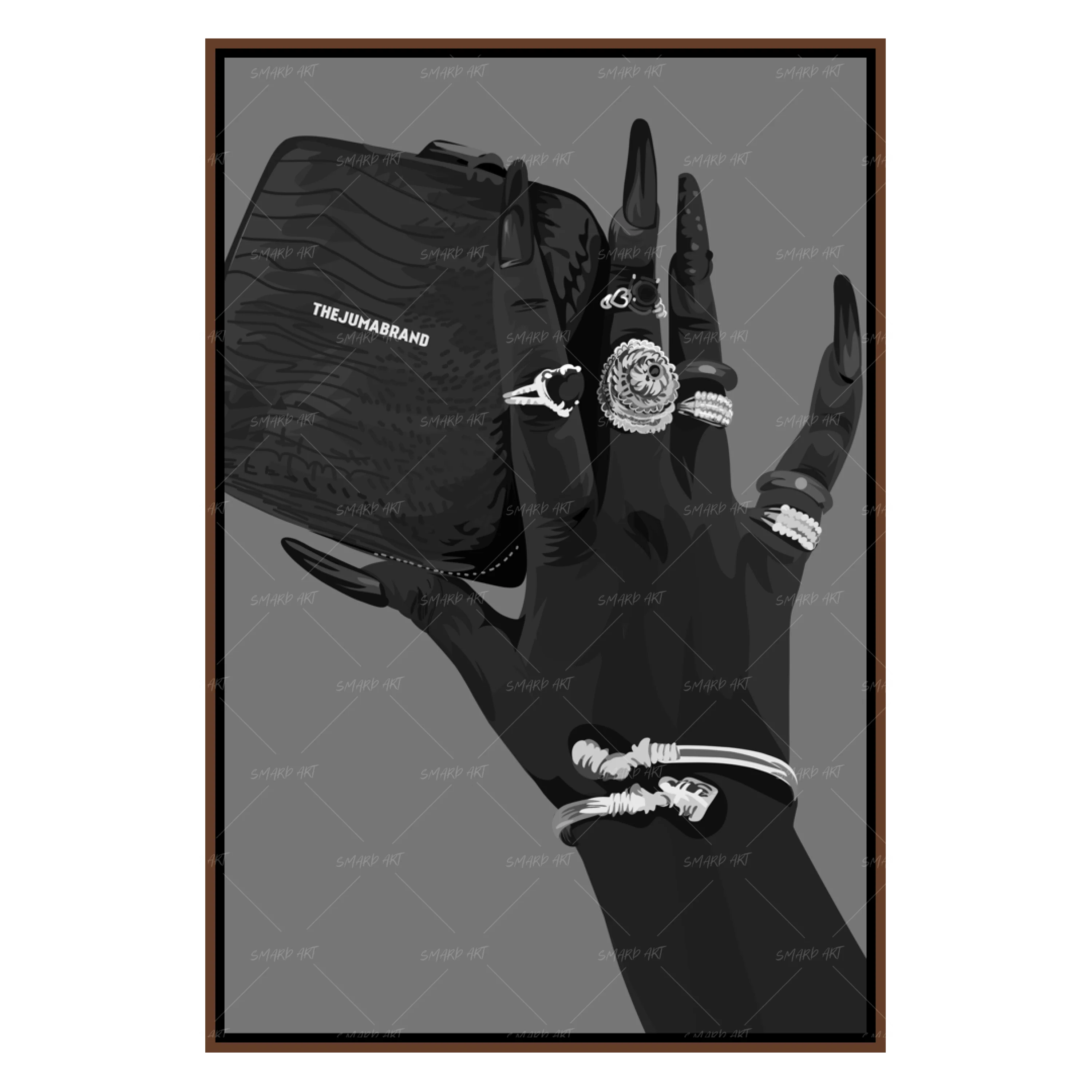 Bling'd Out B&W-Smard