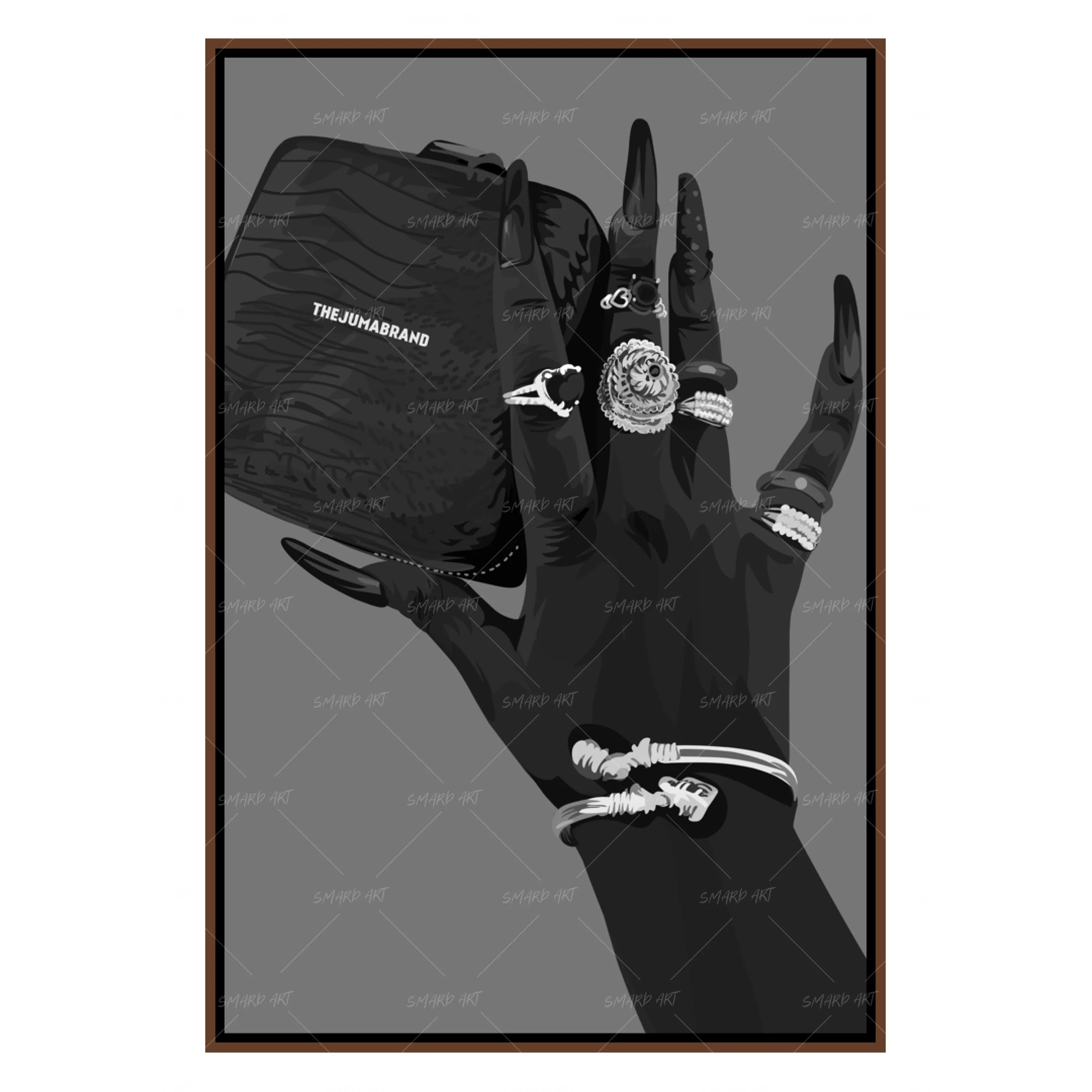 Bling'd Out B&W-Smard