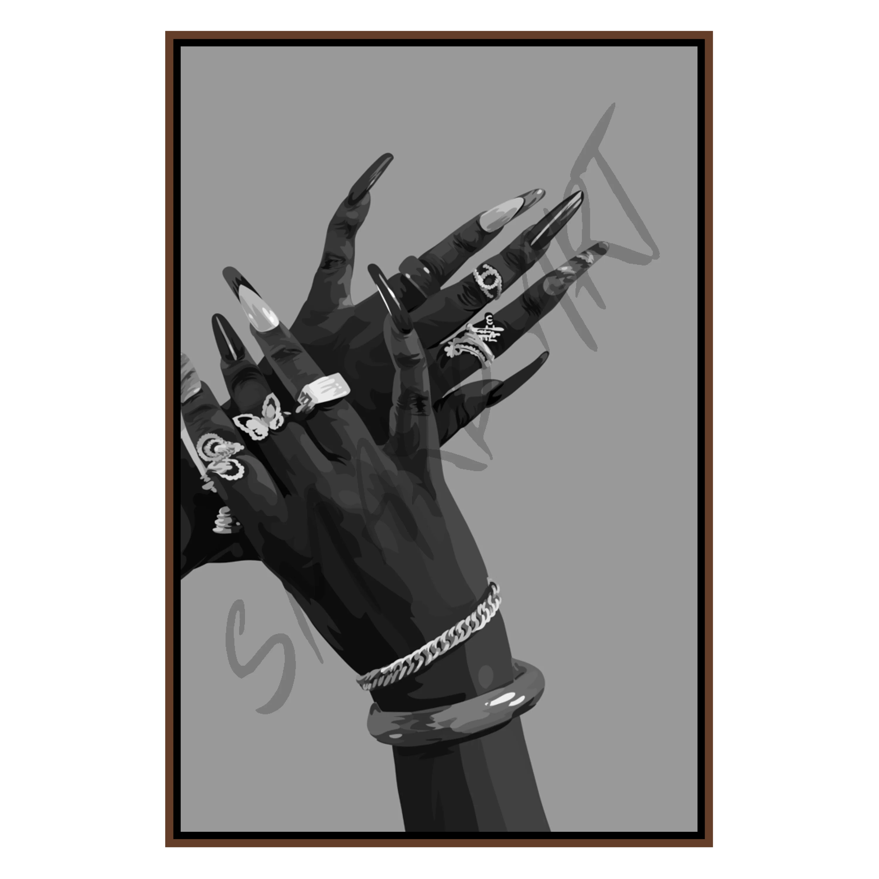 Bling'd Out II B&W
