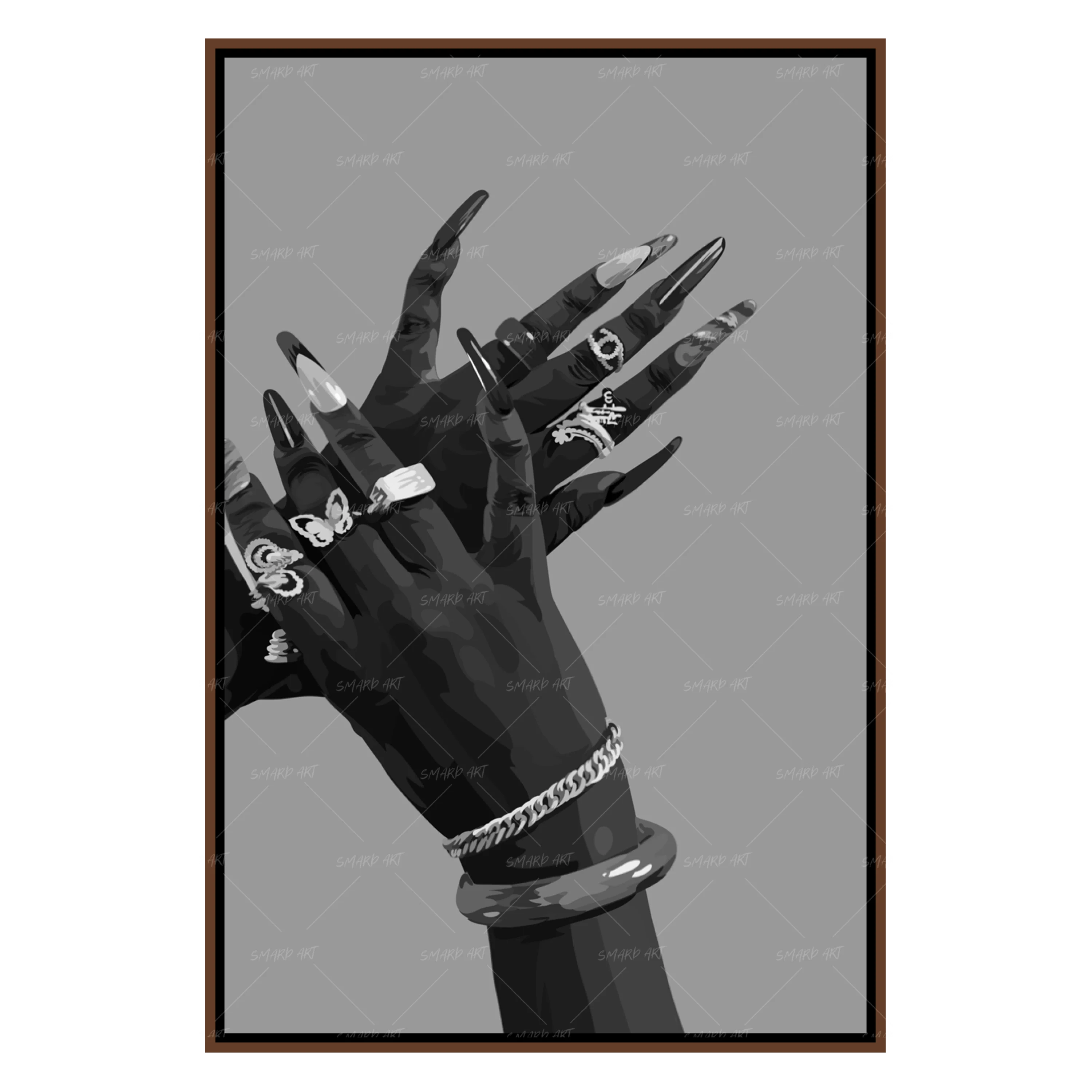 Bling'd Out II B&W-Smard