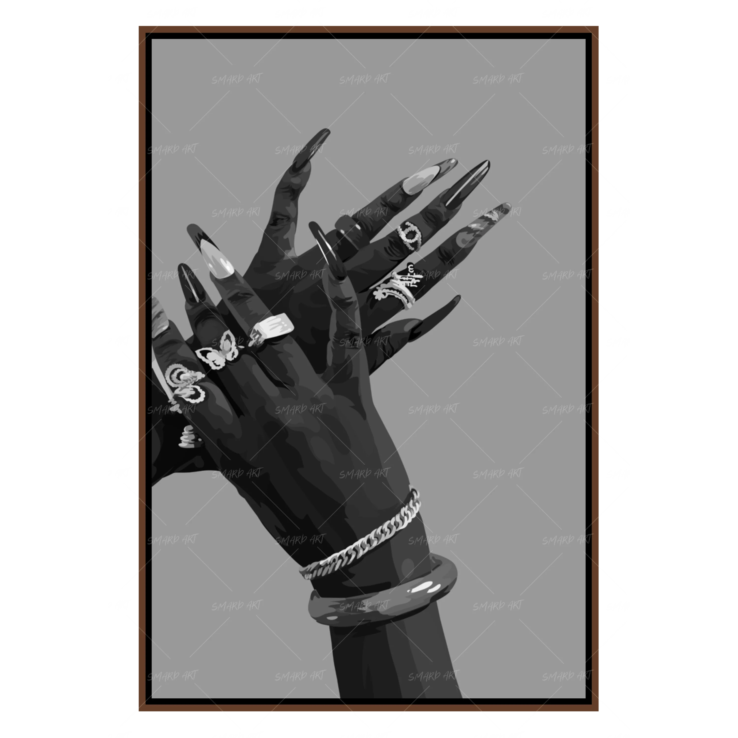 Bling'd Out II B&W-Smard