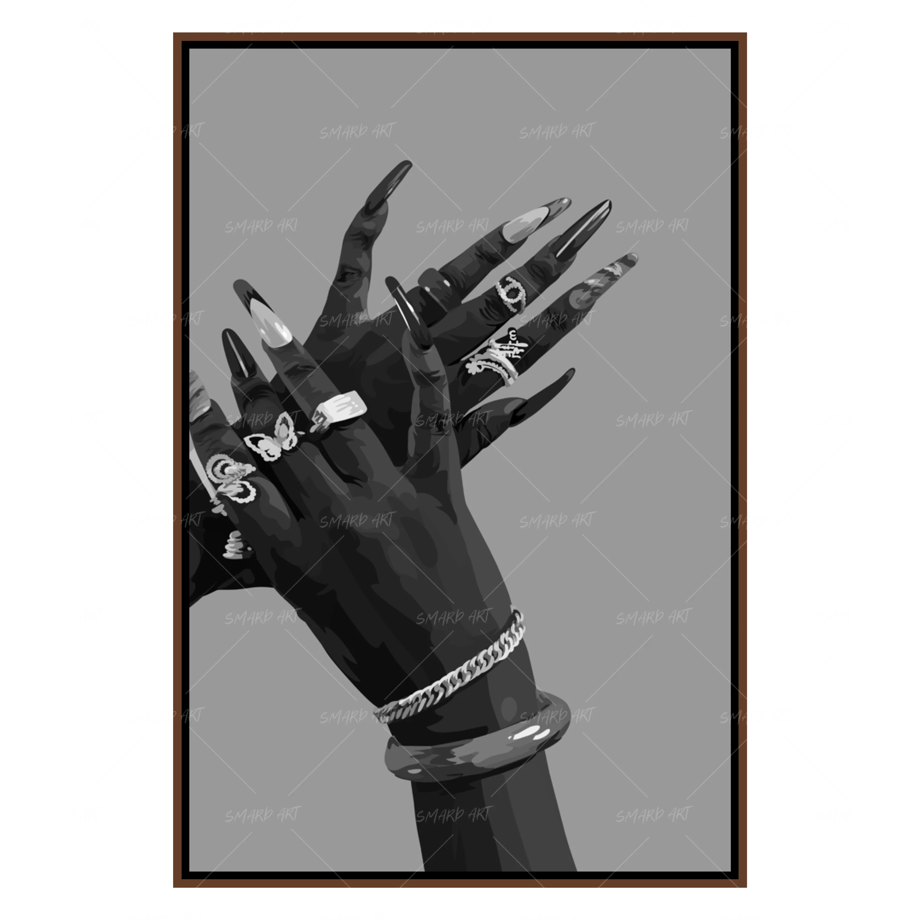 Bling'd Out II B&W-Smard