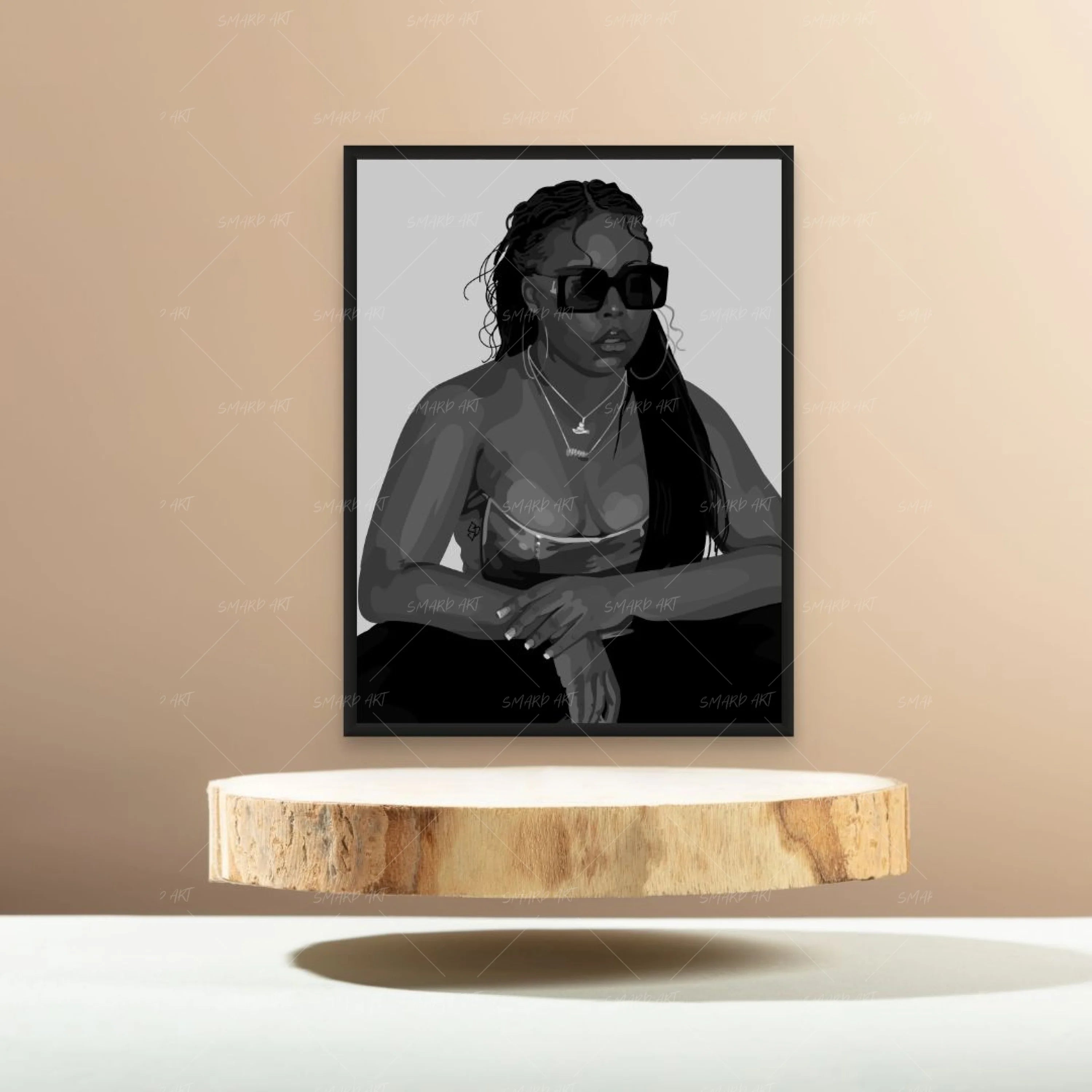 Boss Lady (B&W)-Smard