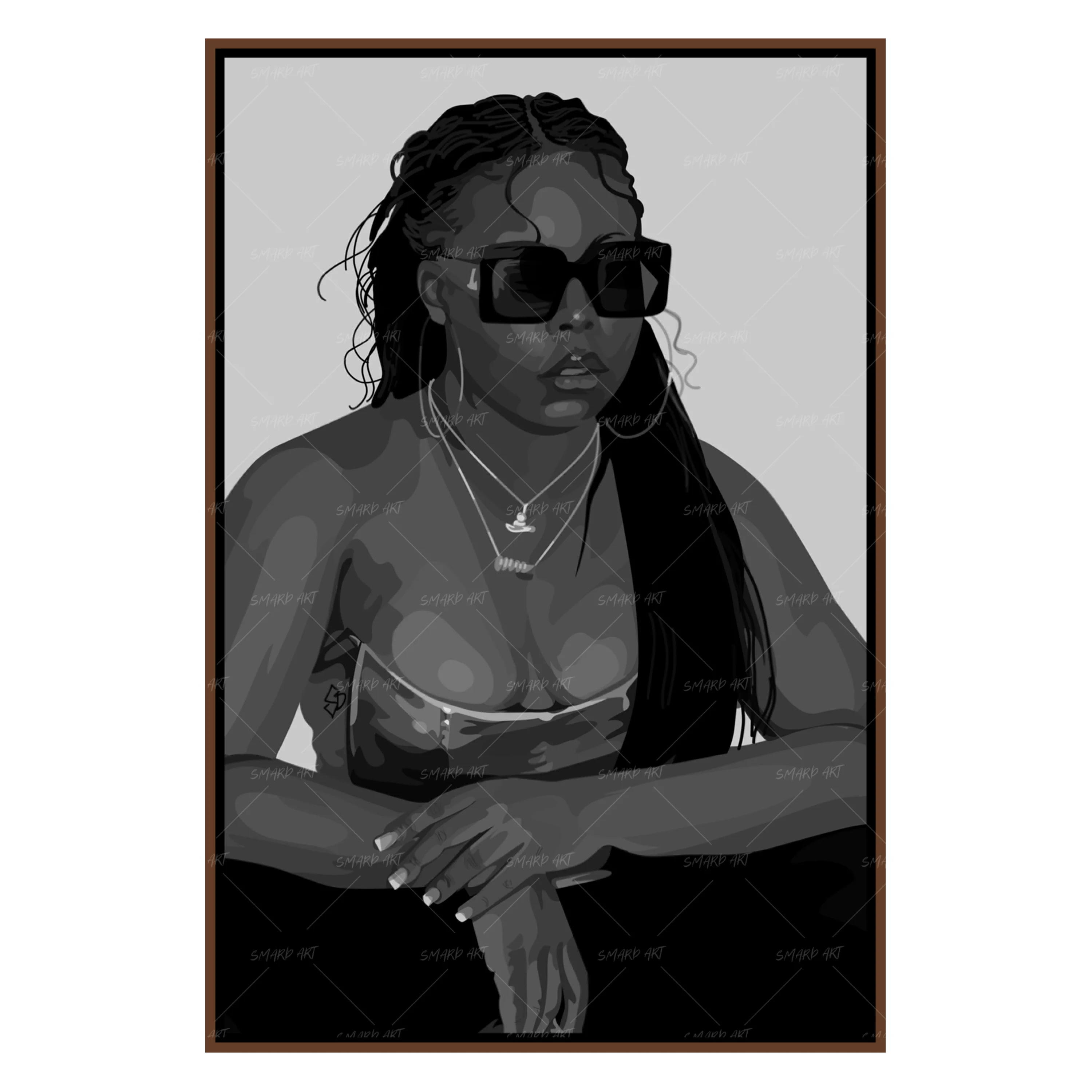 Boss Lady (B&W)-Smard