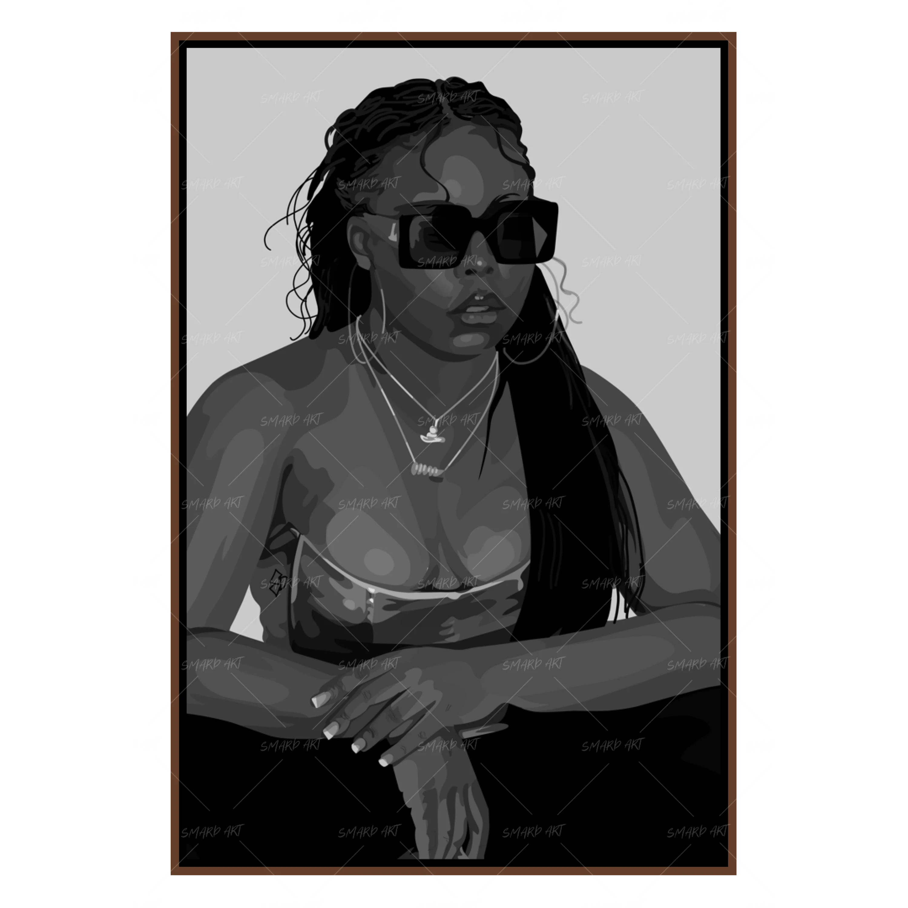 Boss Lady (B&W)-Smard