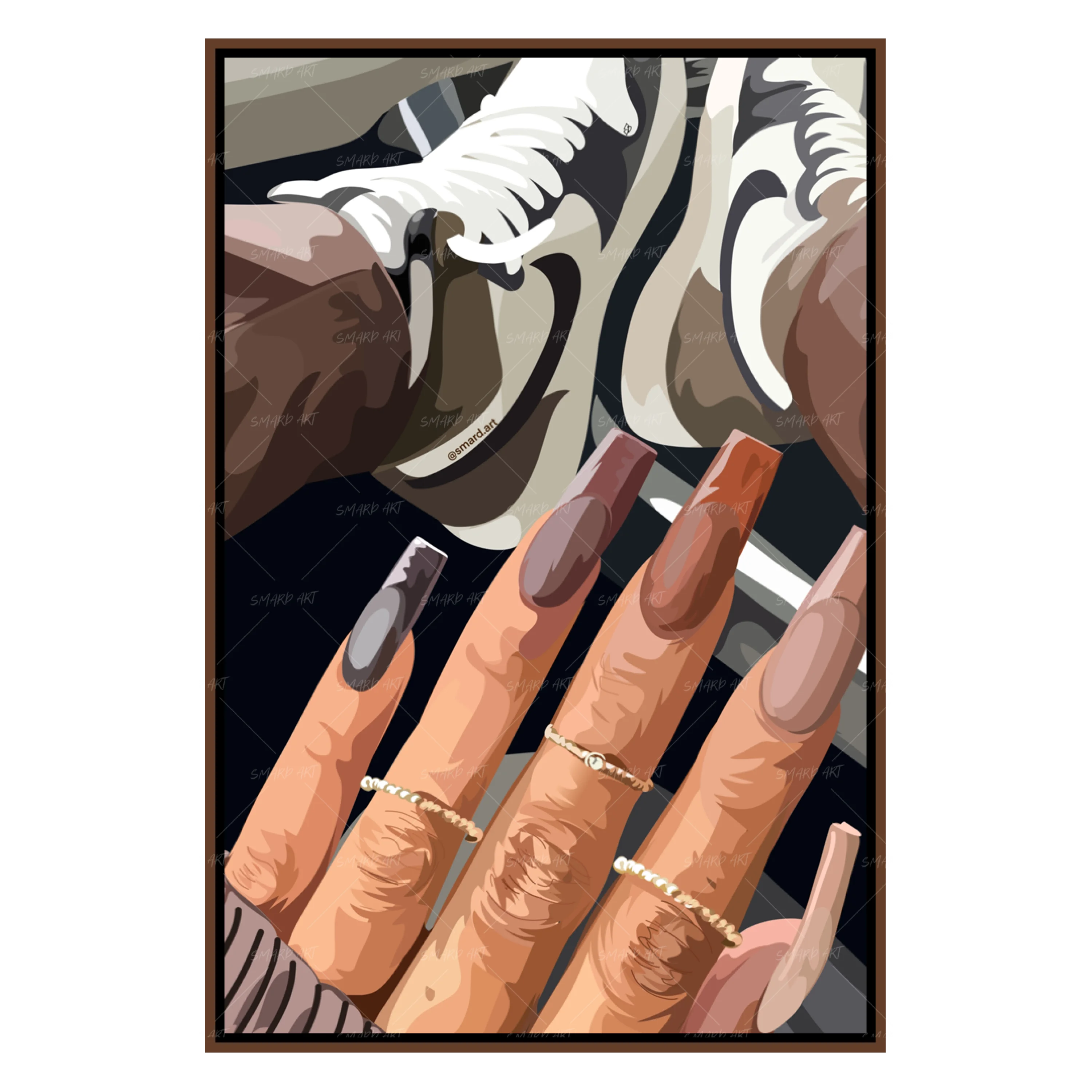 Brown Nails II-Smard