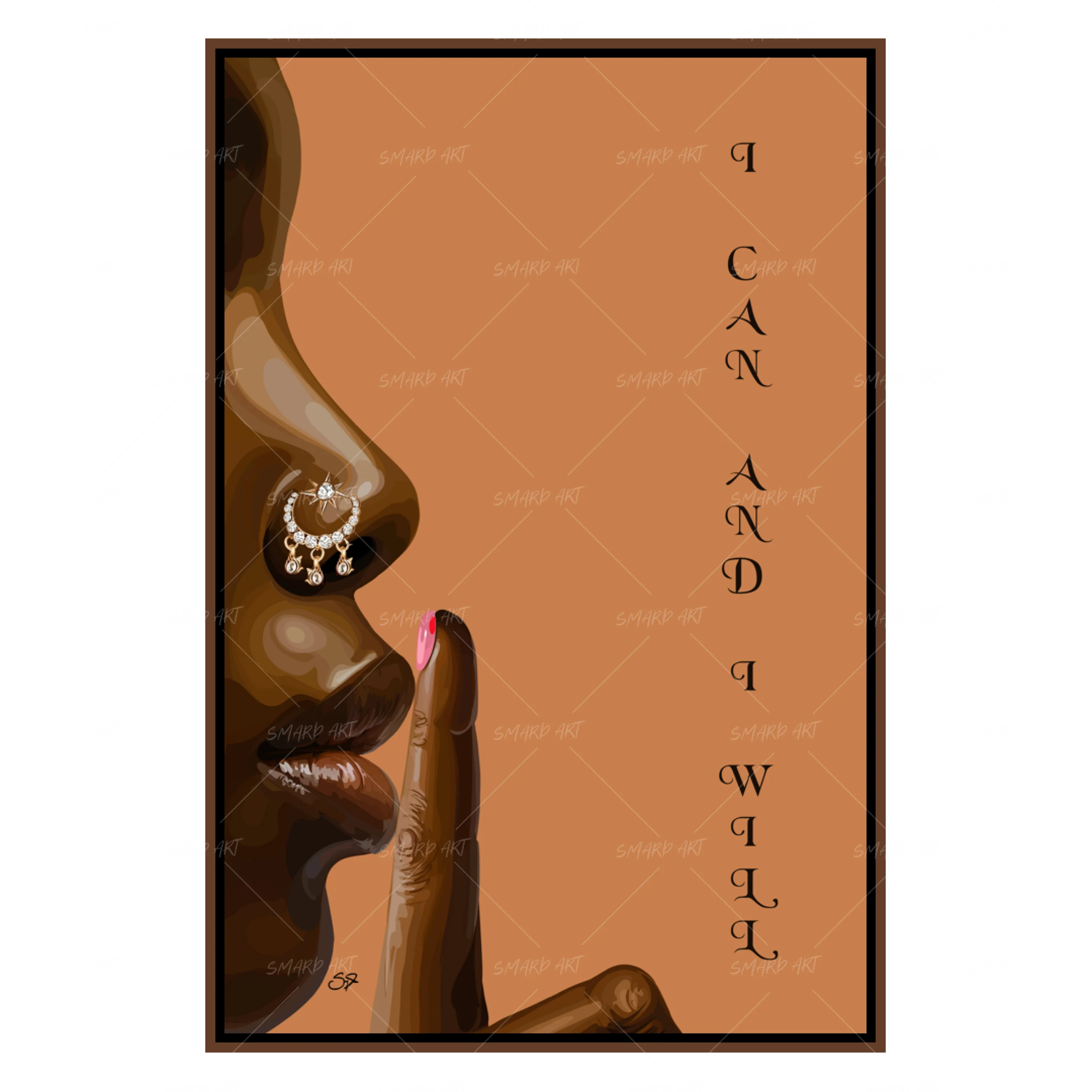 Centerprice-wall art print featuring decorative artistic design suitable for living rooms, offices, and schools by SmardArt. Elevate your space with Black wall art that speaks to culture, identity, and creativity. At Smard, we celebrate artistry made with melanin, bringing powerful and inspiring designs to life.
