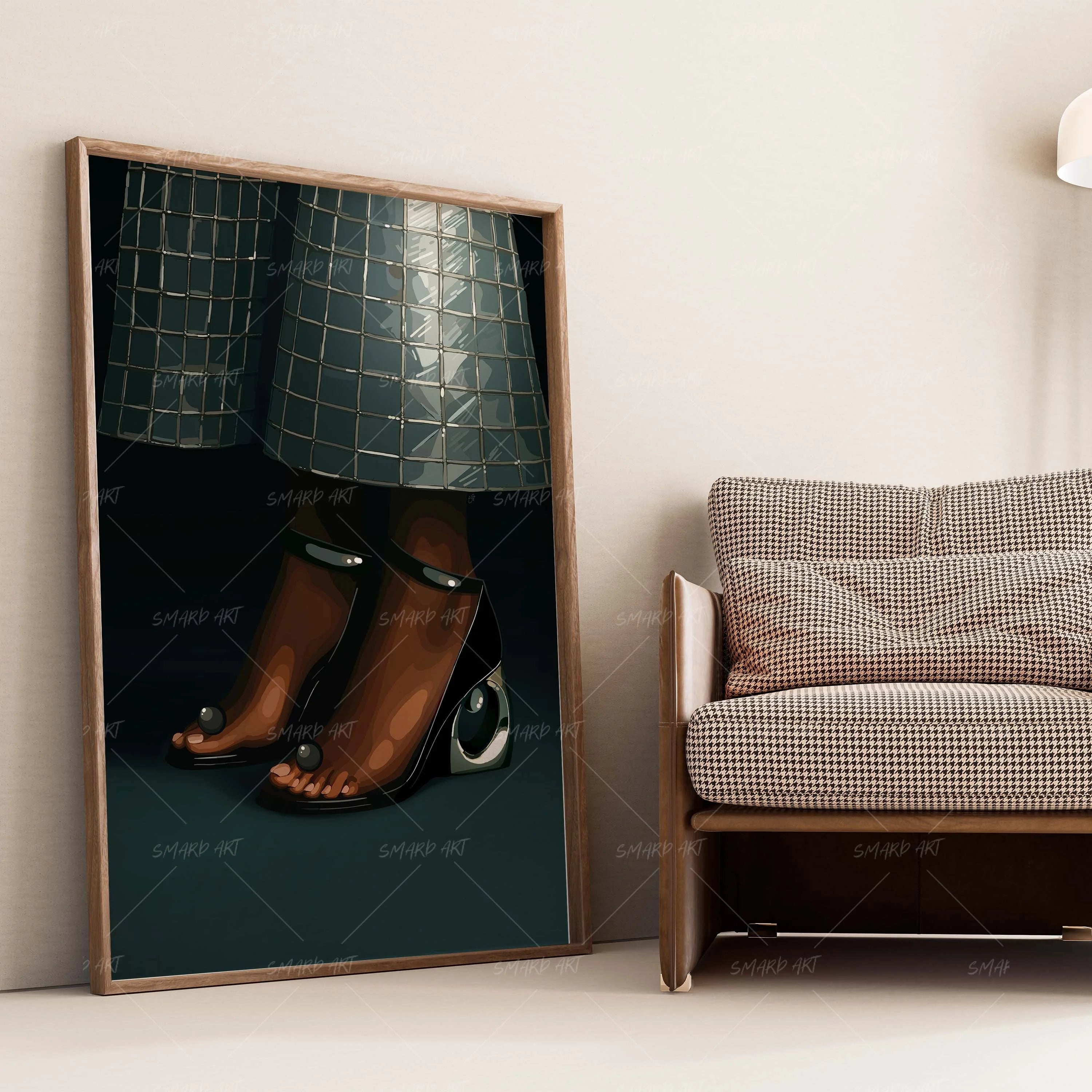 Chrome Fit-wall art print featuring decorative artistic design suitable for living rooms, offices, and schools by SmardArt. Elevate your space with Black wall art that speaks to culture, identity, and creativity. At Smard, we celebrate artistry made with melanin, bringing powerful and inspiring designs to life.