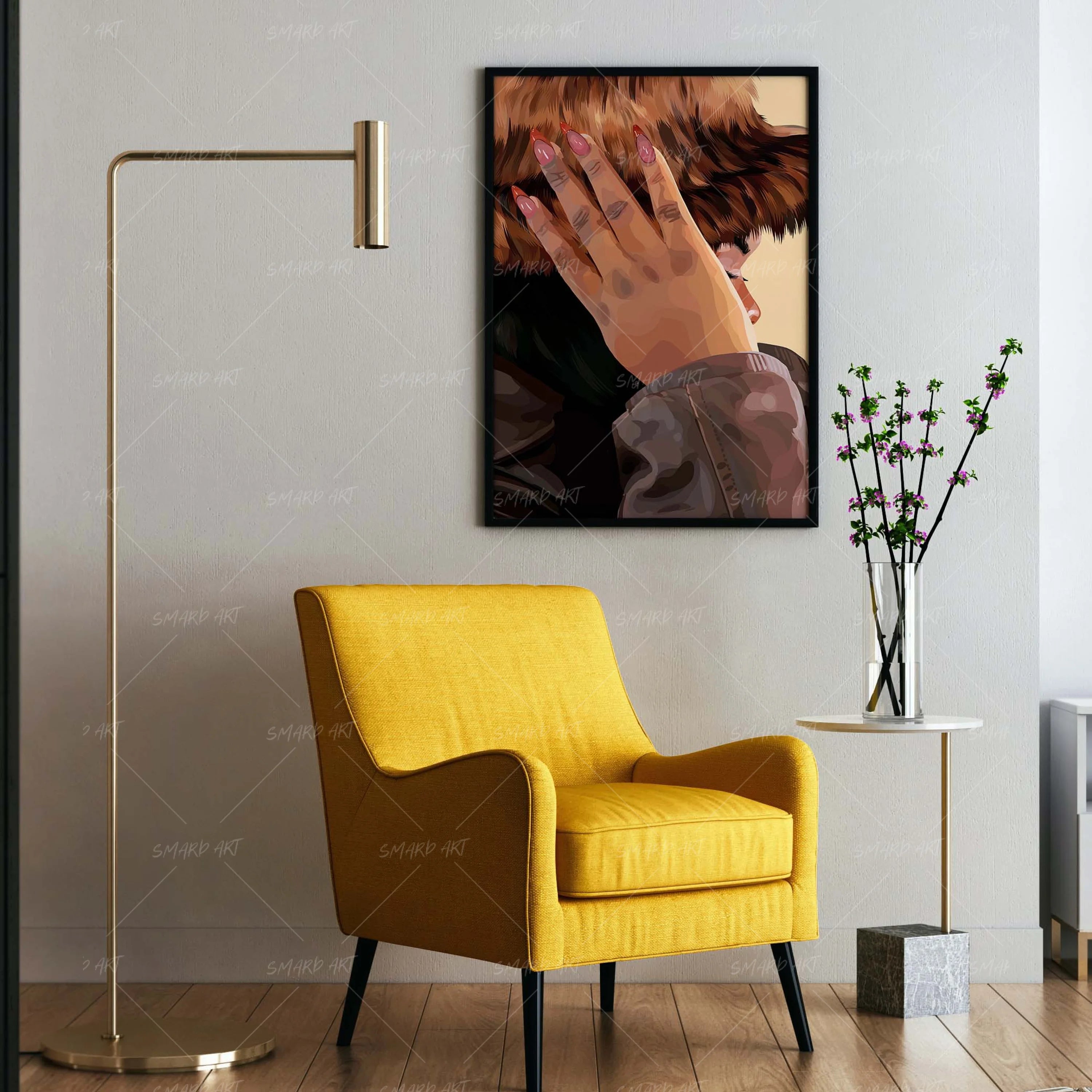 Cold Weather Ready-wall art print featuring decorative artistic design suitable for living rooms, offices, and schools by SmardArt. Elevate your space with Black wall art that speaks to culture, identity, and creativity. At Smard, we celebrate artistry made with melanin, bringing powerful and inspiring designs to life.