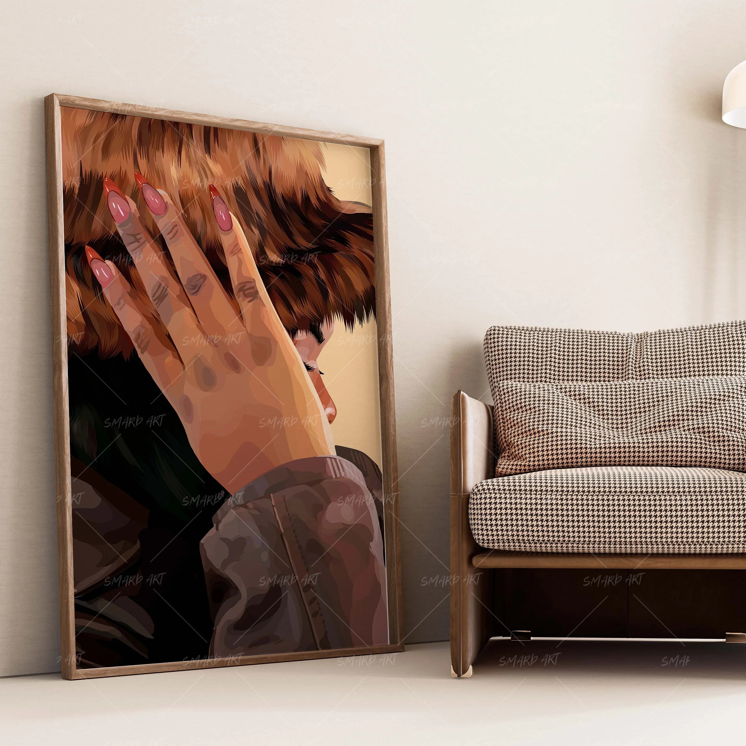 Cold Weather Ready-wall art print featuring decorative artistic design suitable for living rooms, offices, and schools by SmardArt. Elevate your space with Black wall art that speaks to culture, identity, and creativity. At Smard, we celebrate artistry made with melanin, bringing powerful and inspiring designs to life.