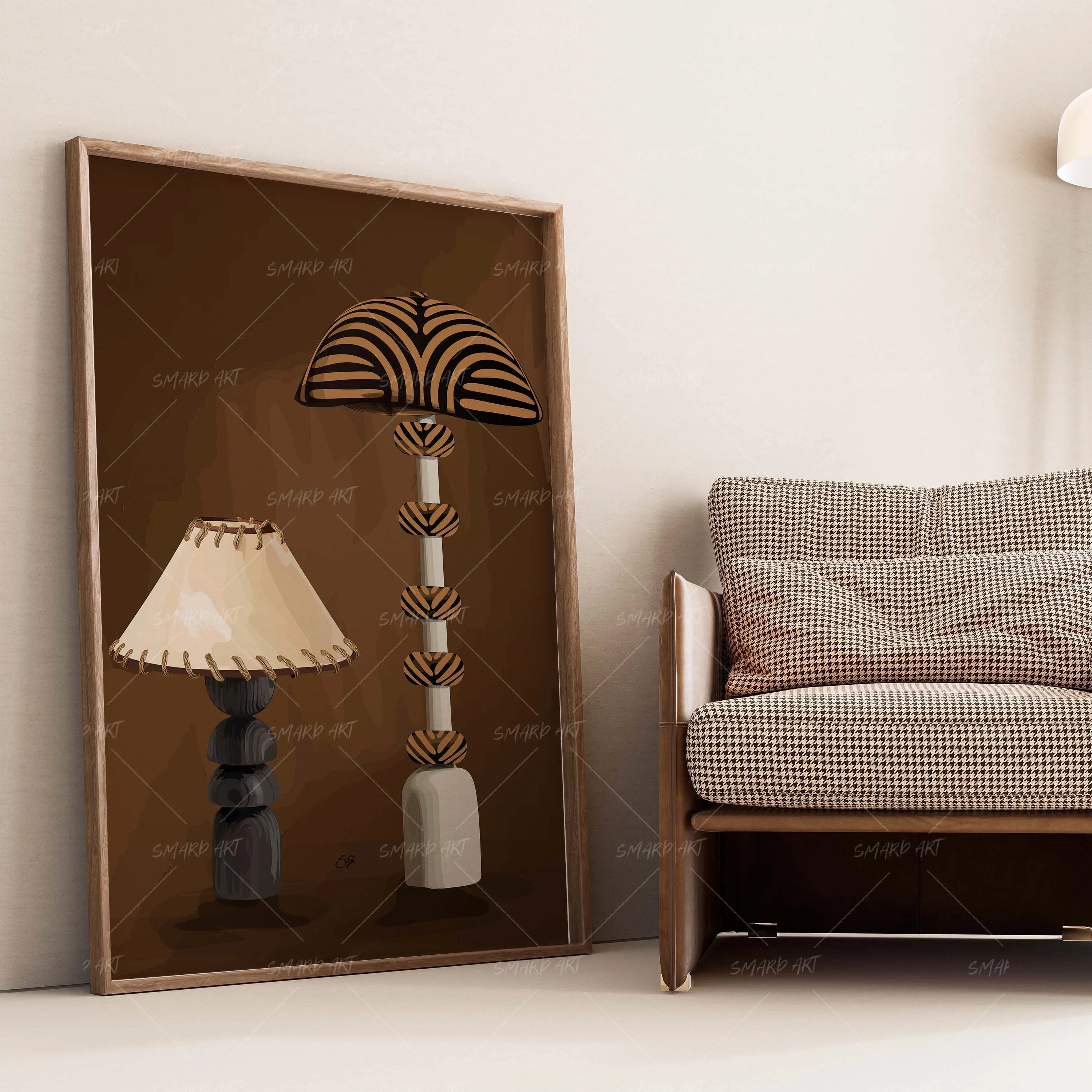 Crafted Lights-wall art print featuring decorative artistic design suitable for living rooms, offices, and schools by SmardArt. Elevate your space with Black wall art that speaks to culture, identity, and creativity. At Smard, we celebrate artistry made with melanin, bringing powerful and inspiring designs to life.