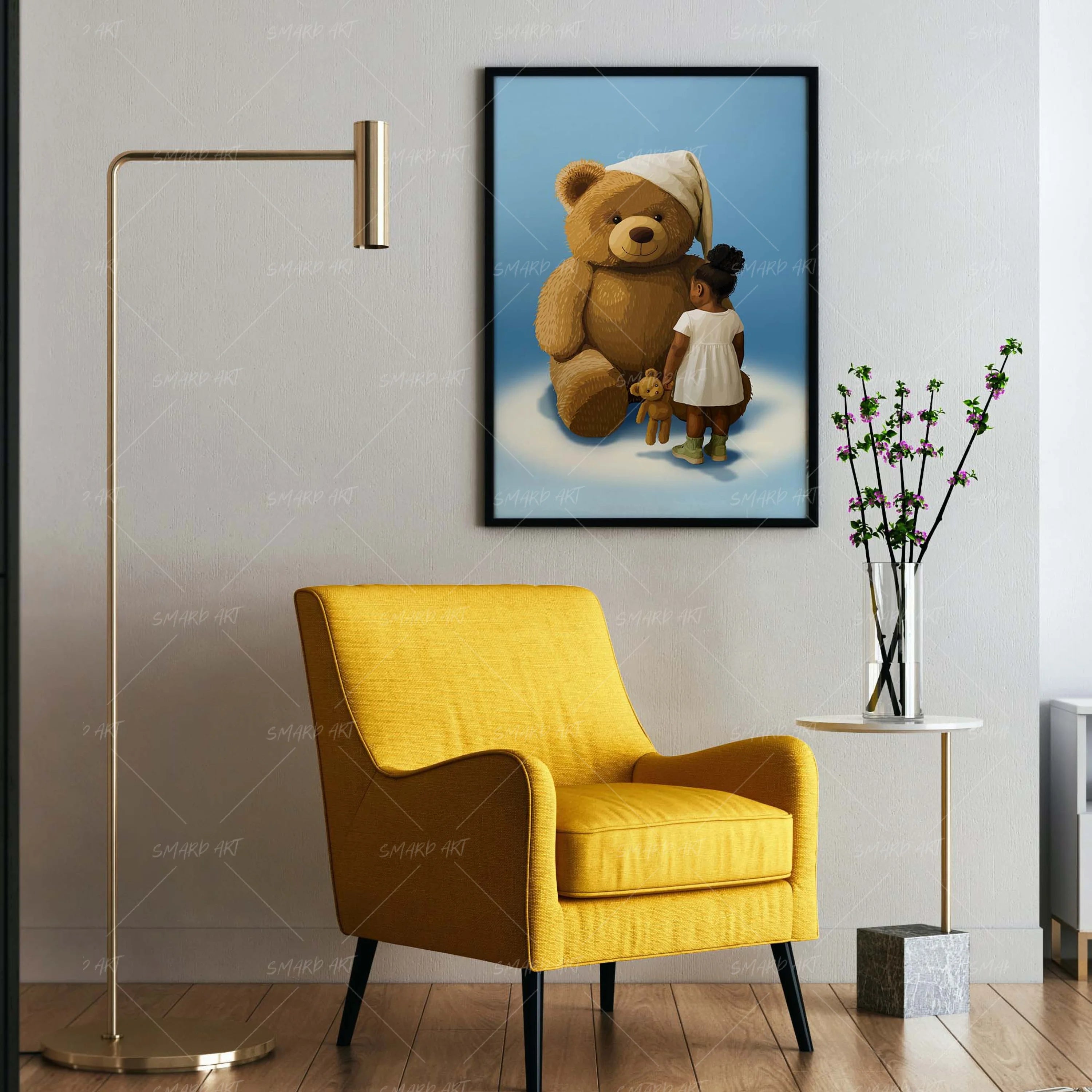 Cuddle Scale-wall art print featuring decorative artistic design suitable for living rooms, offices, and schools by SmardArt. Elevate your space with Black wall art that speaks to culture, identity, and creativity. At Smard, we celebrate artistry made with melanin, bringing powerful and inspiring designs to life.