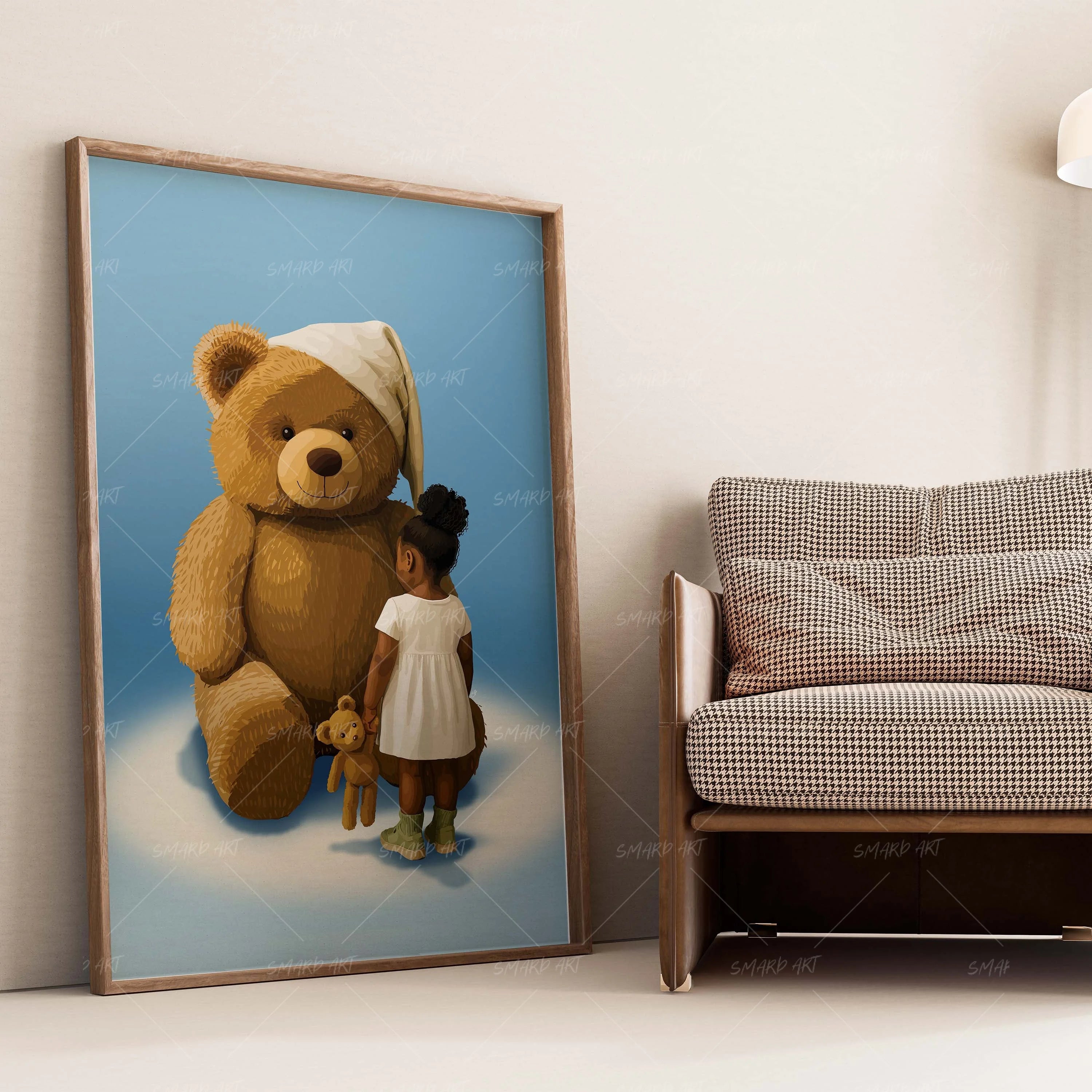 Cuddle Scale-wall art print featuring decorative artistic design suitable for living rooms, offices, and schools by SmardArt. Elevate your space with Black wall art that speaks to culture, identity, and creativity. At Smard, we celebrate artistry made with melanin, bringing powerful and inspiring designs to life.
