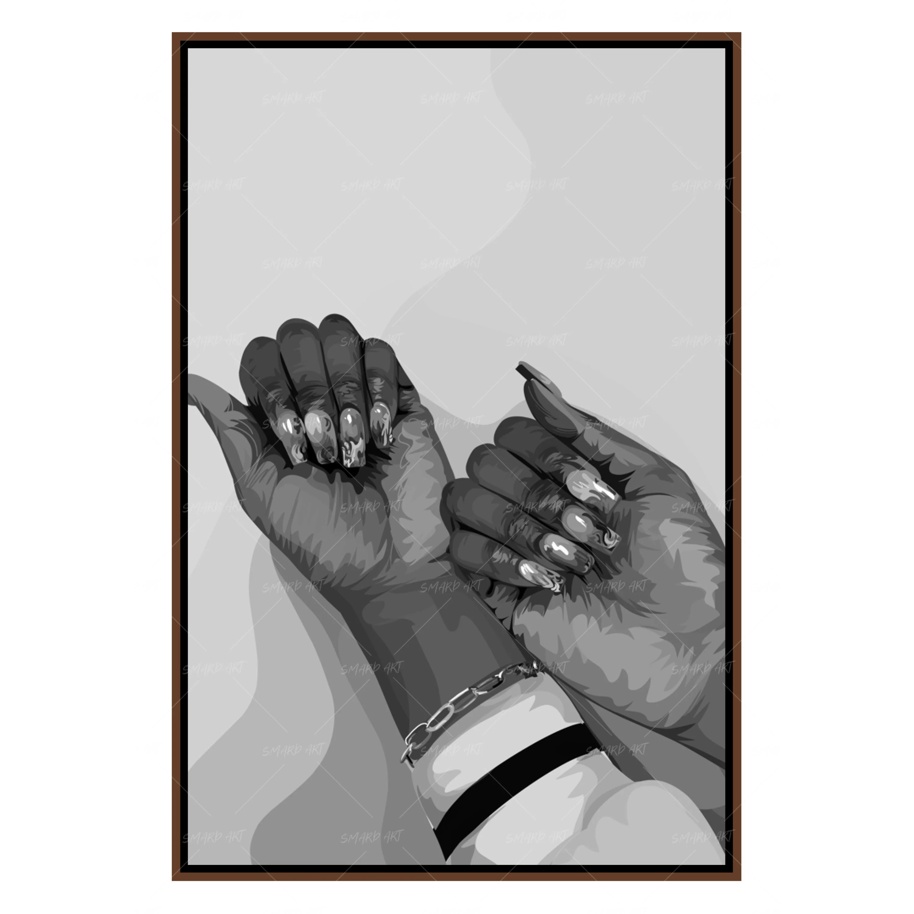 Chocolate Swirls B&W-Smard